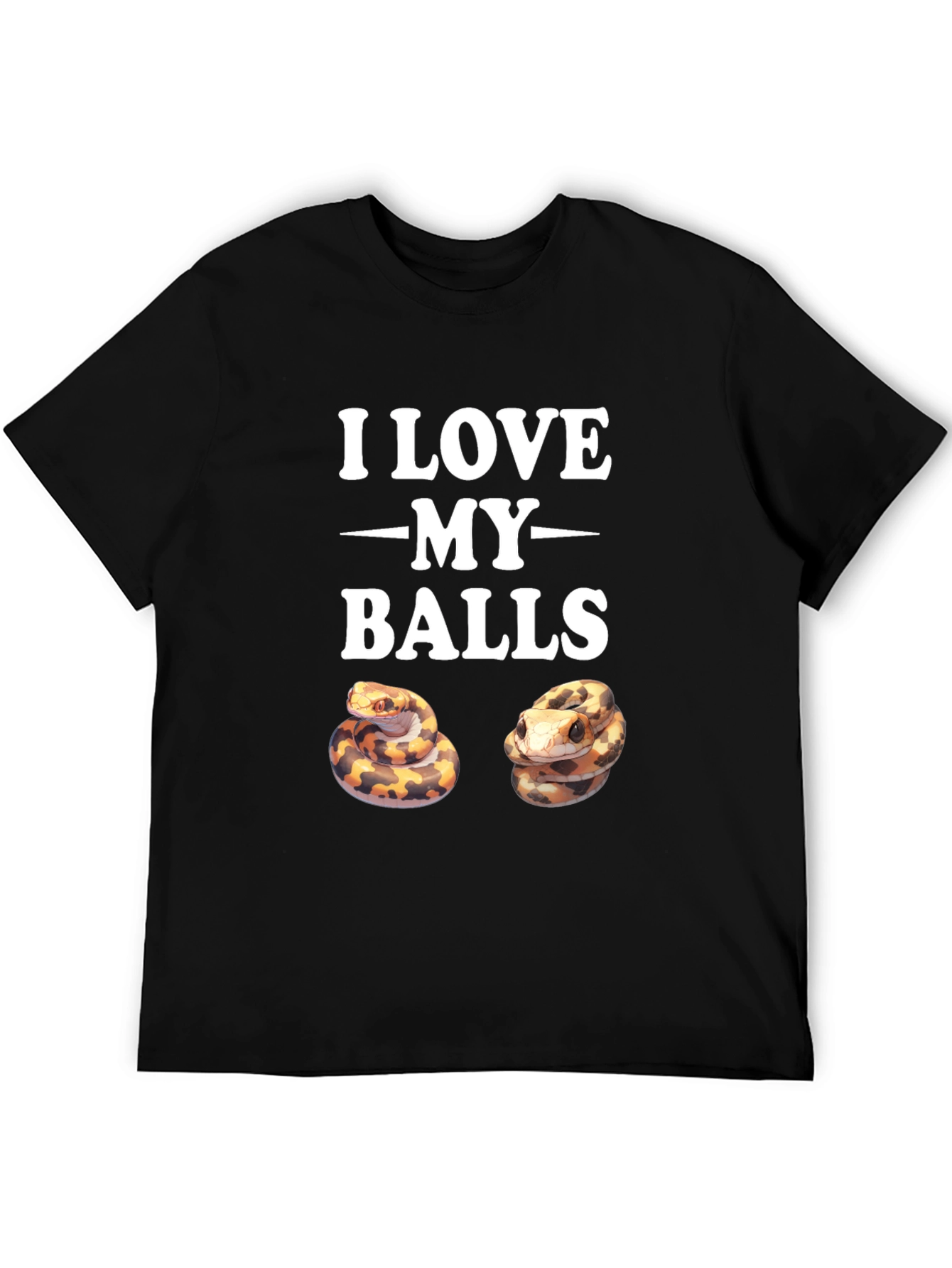 I Love My Balls Python Snake T-Shirt