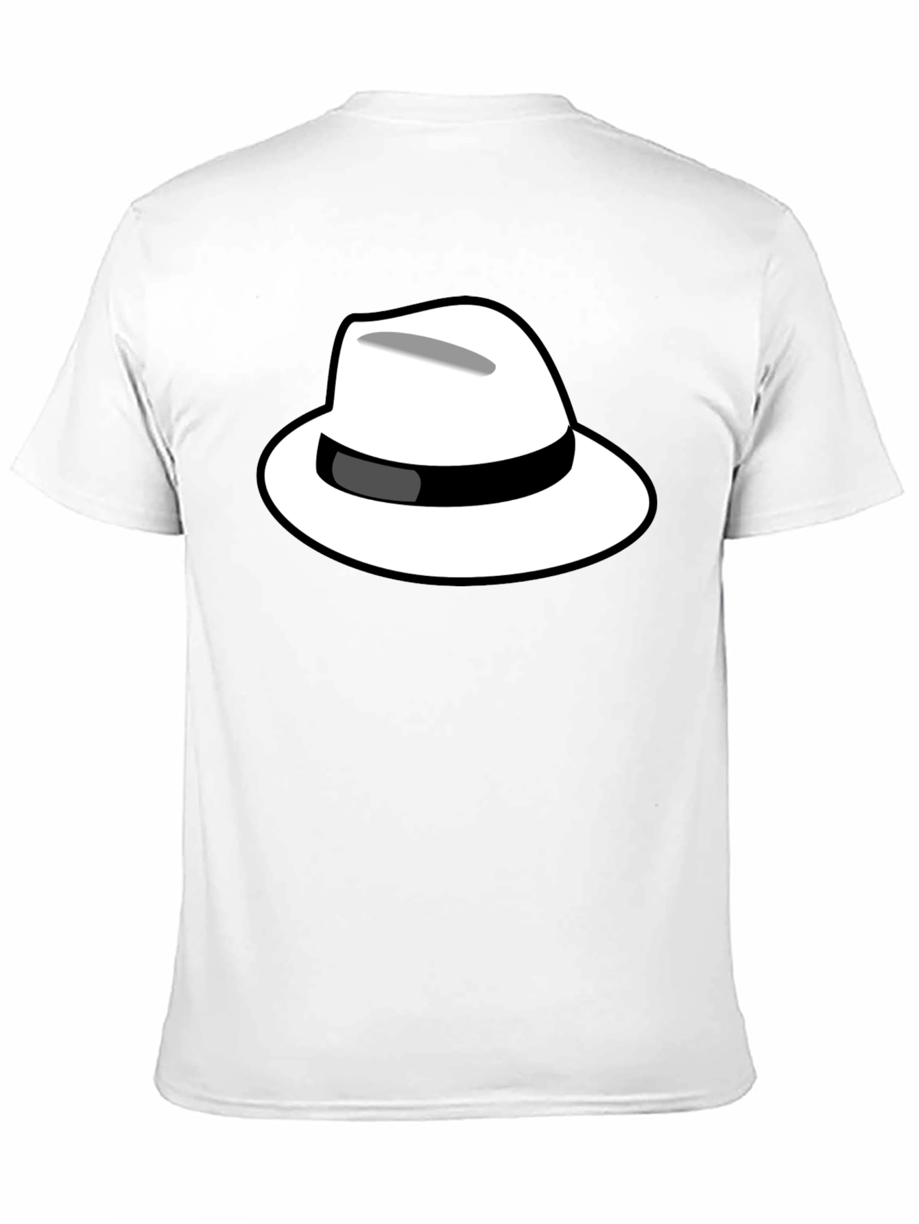 Cool Hat Graphic Tee - Black Cotton T-Shirt