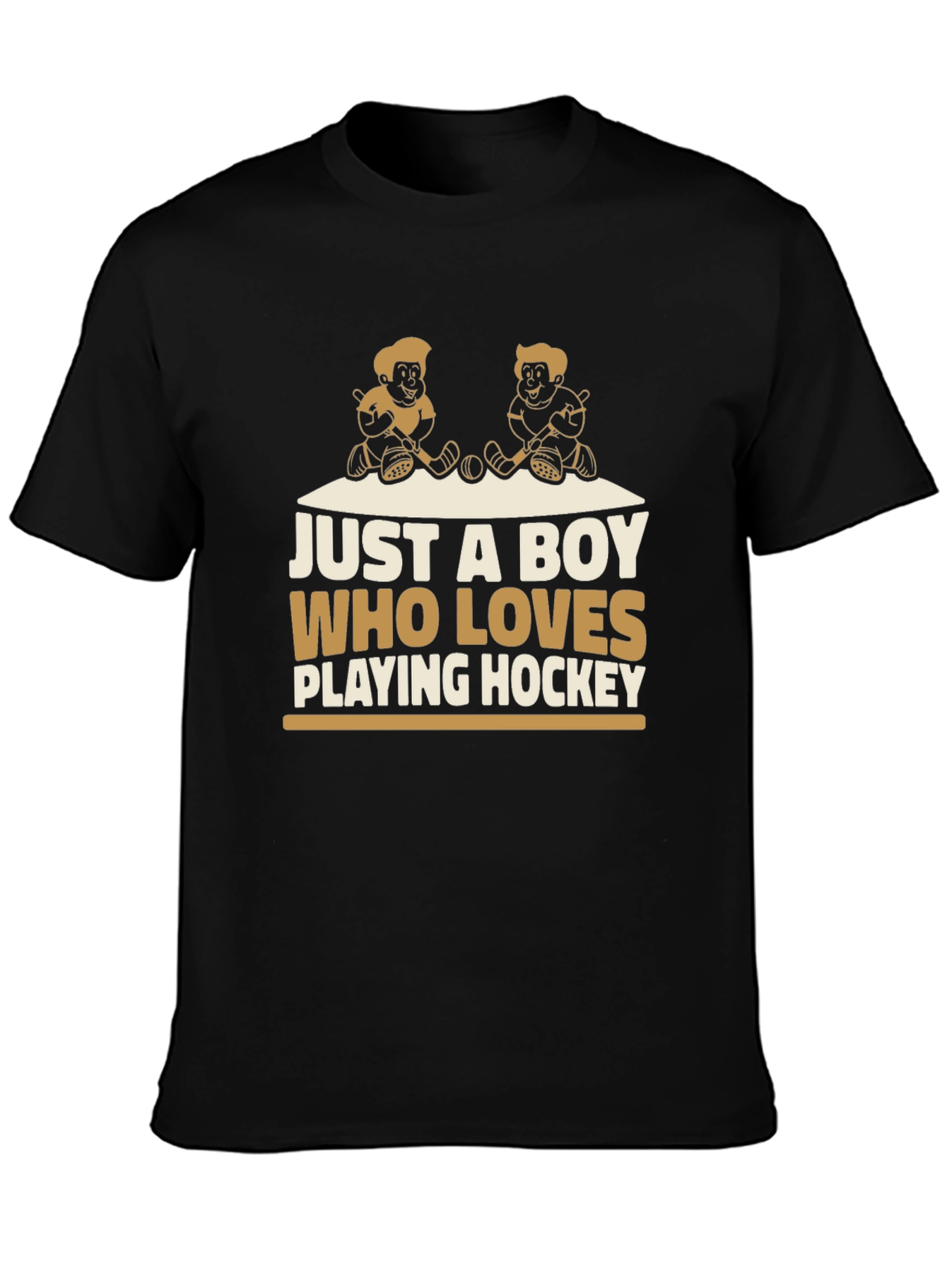 Just a Boy Who Loves Playing Hockey T-Shirt