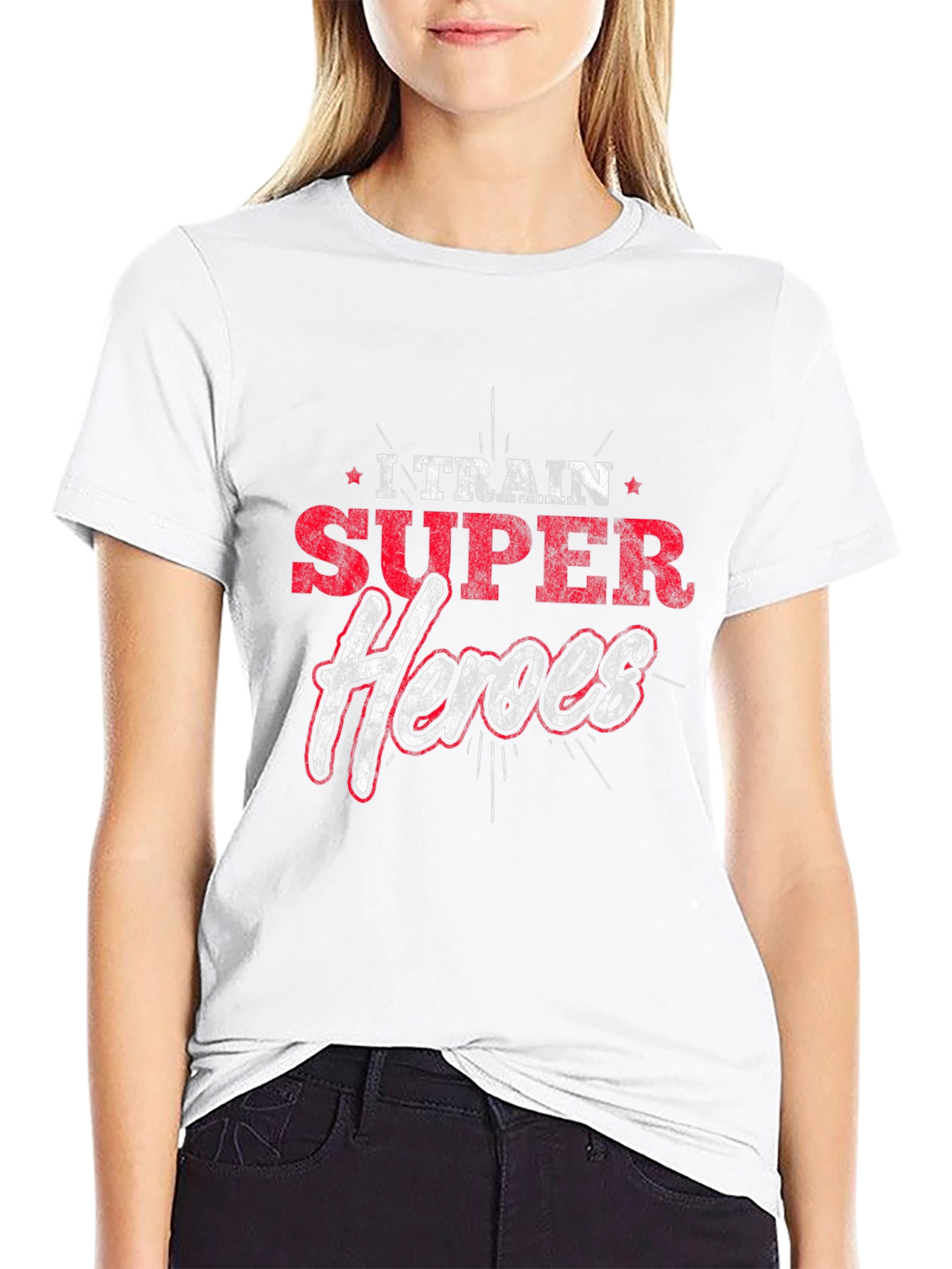 I Train Super Heroes Graphic T-Shirt