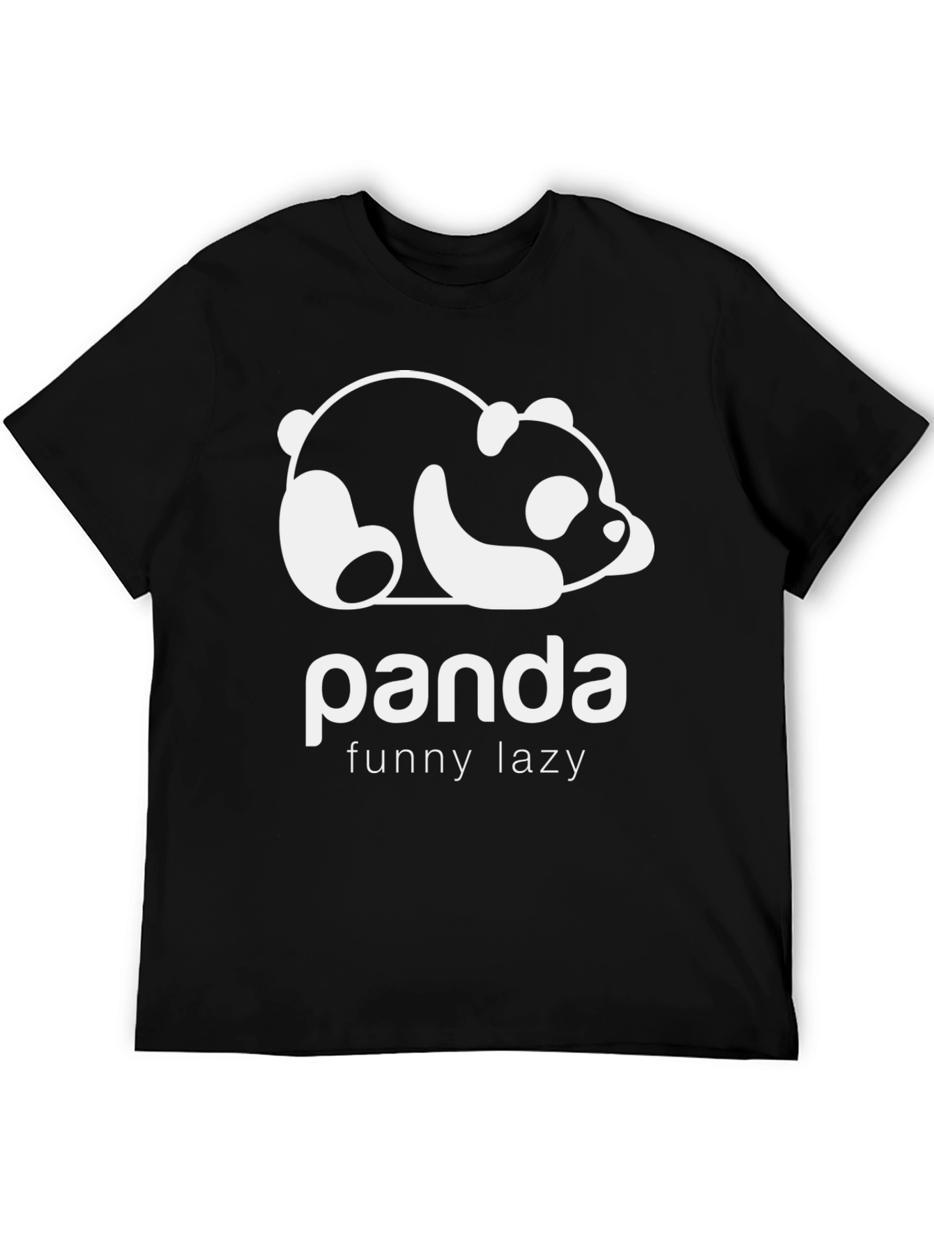 Lazy Panda Graphic T-Shirt