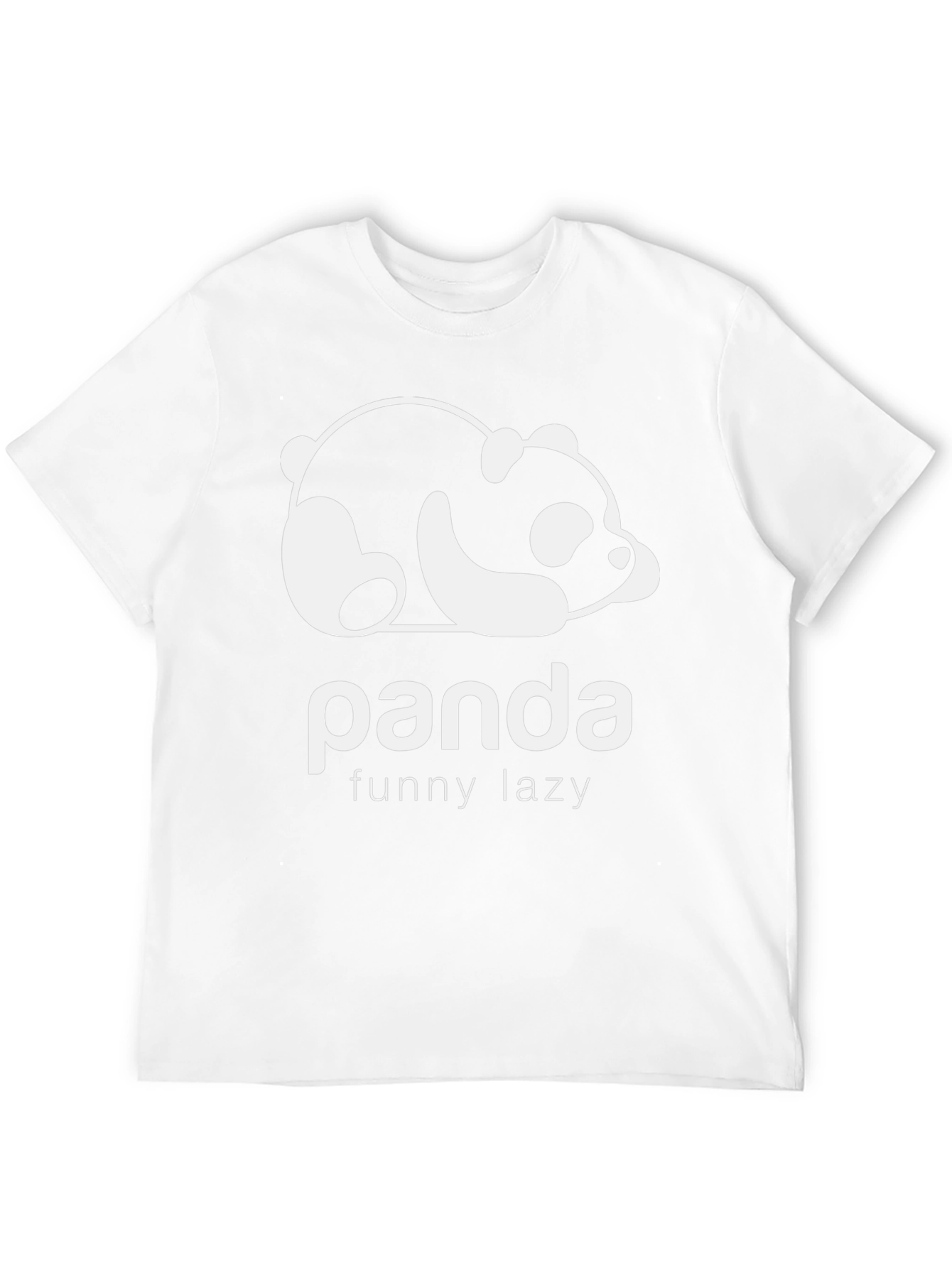 Lazy Panda Graphic T-Shirt