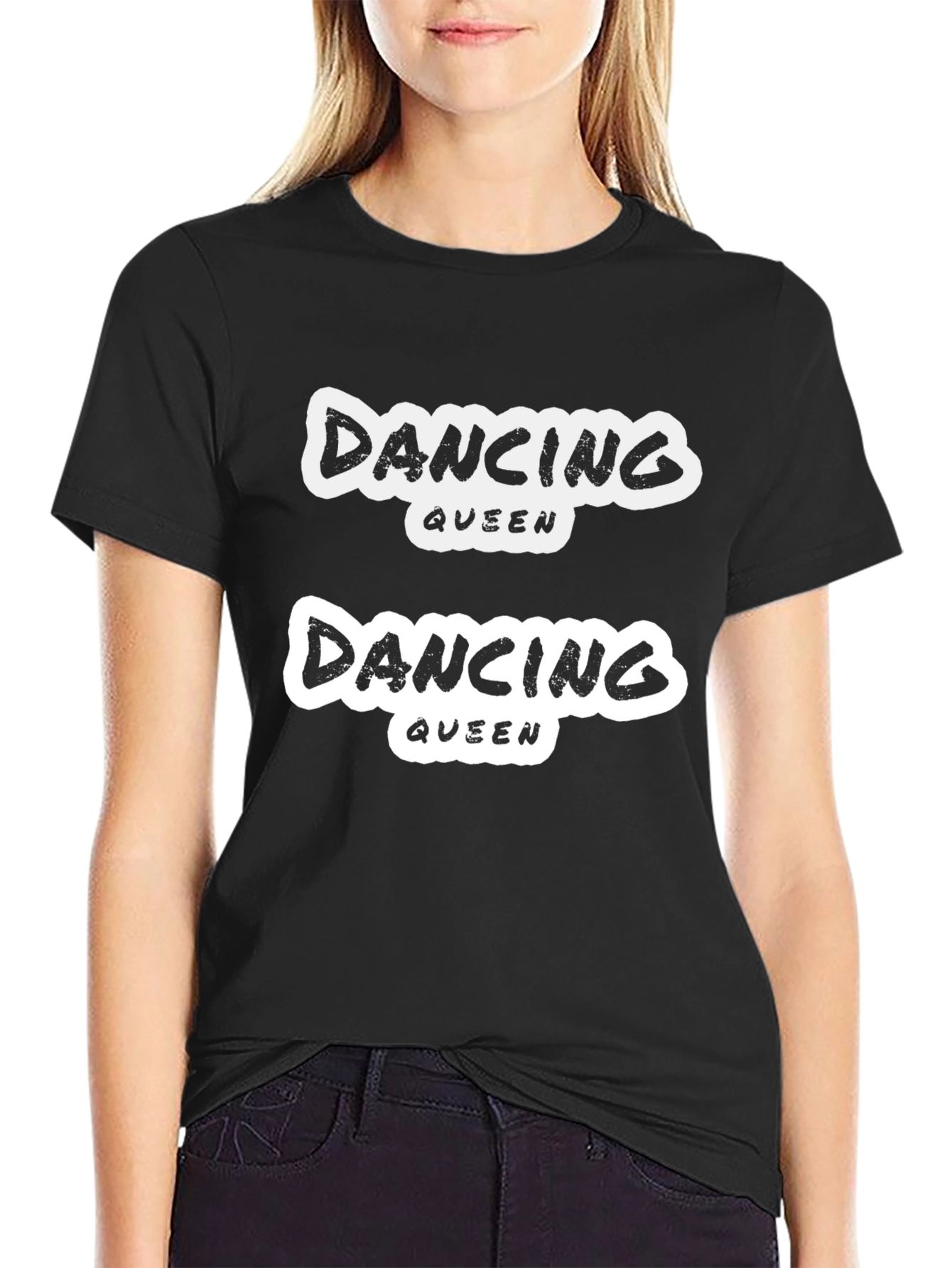 Dancing Queen Graphic Tee - Black