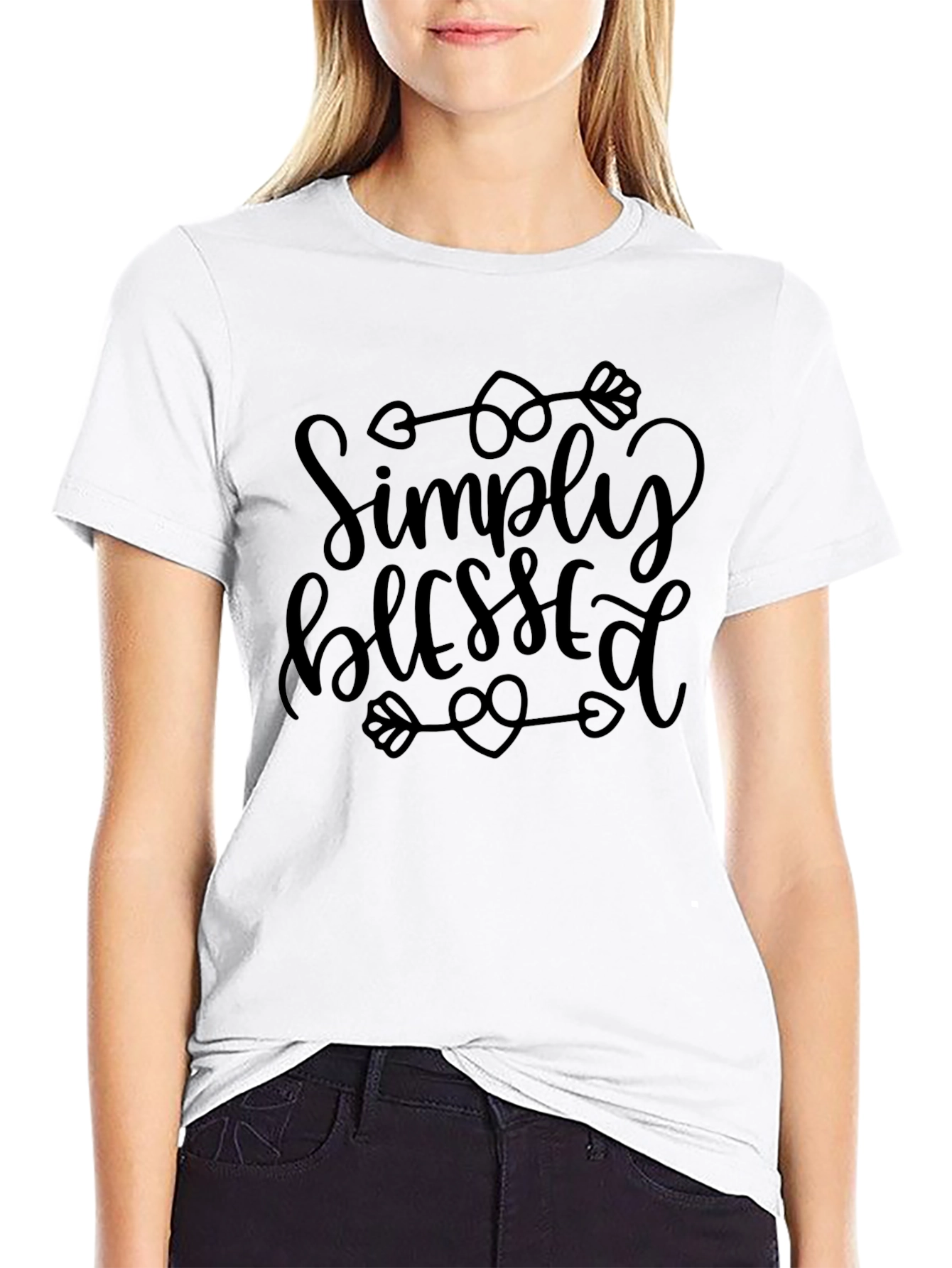 Simply Blessed Graphic Tee - Casual Style