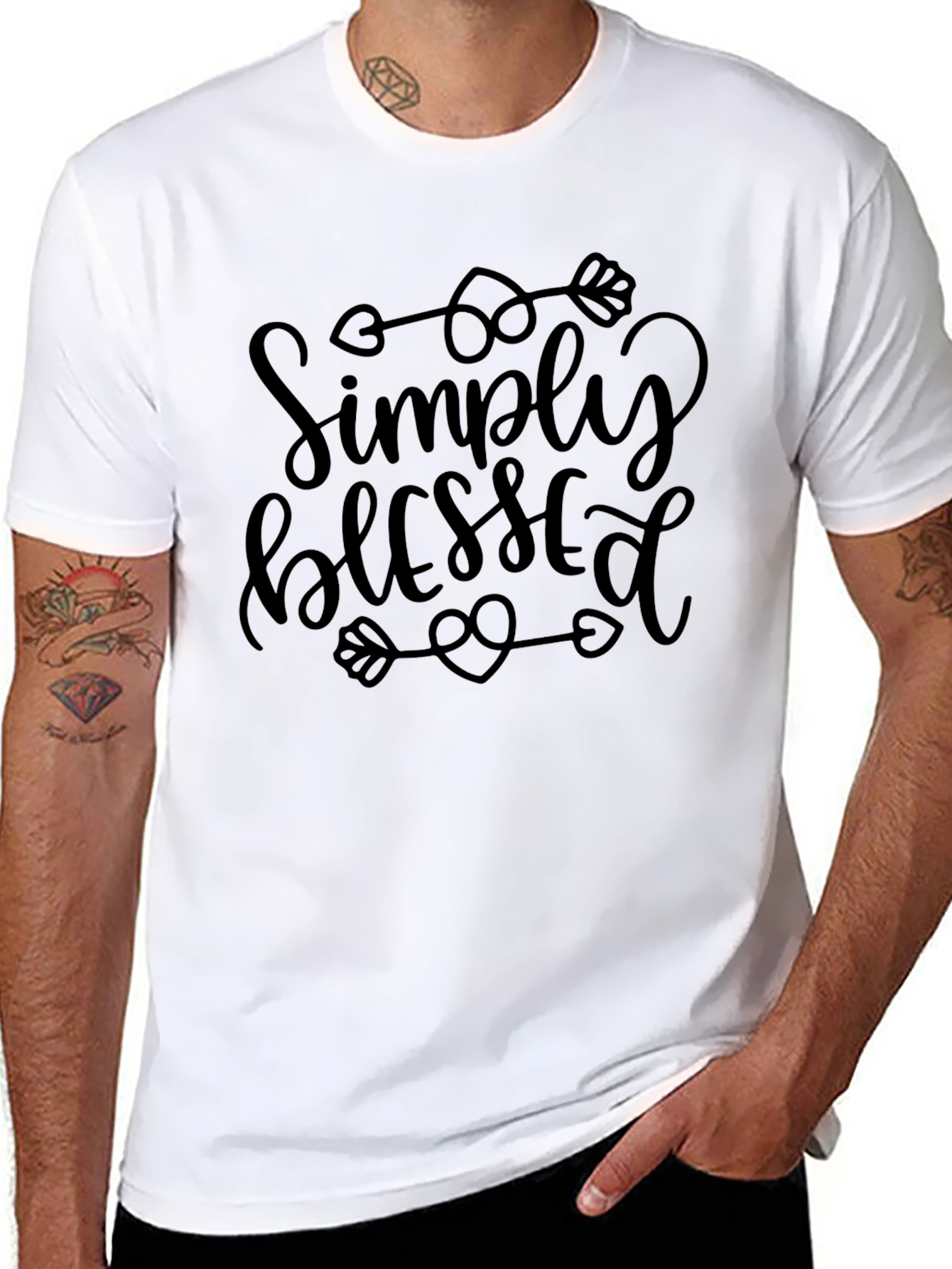 Simply Blessed Graphic Tee - Casual Style