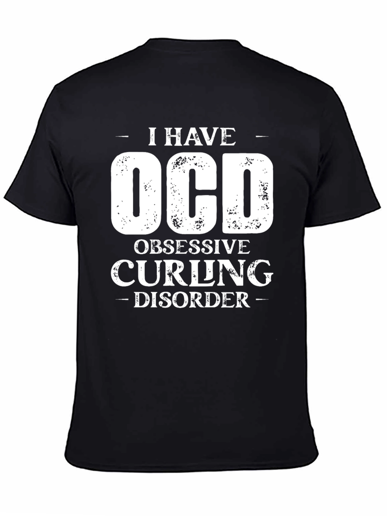 OCD Obsessive Curling Disorder Graphic T-Shirt