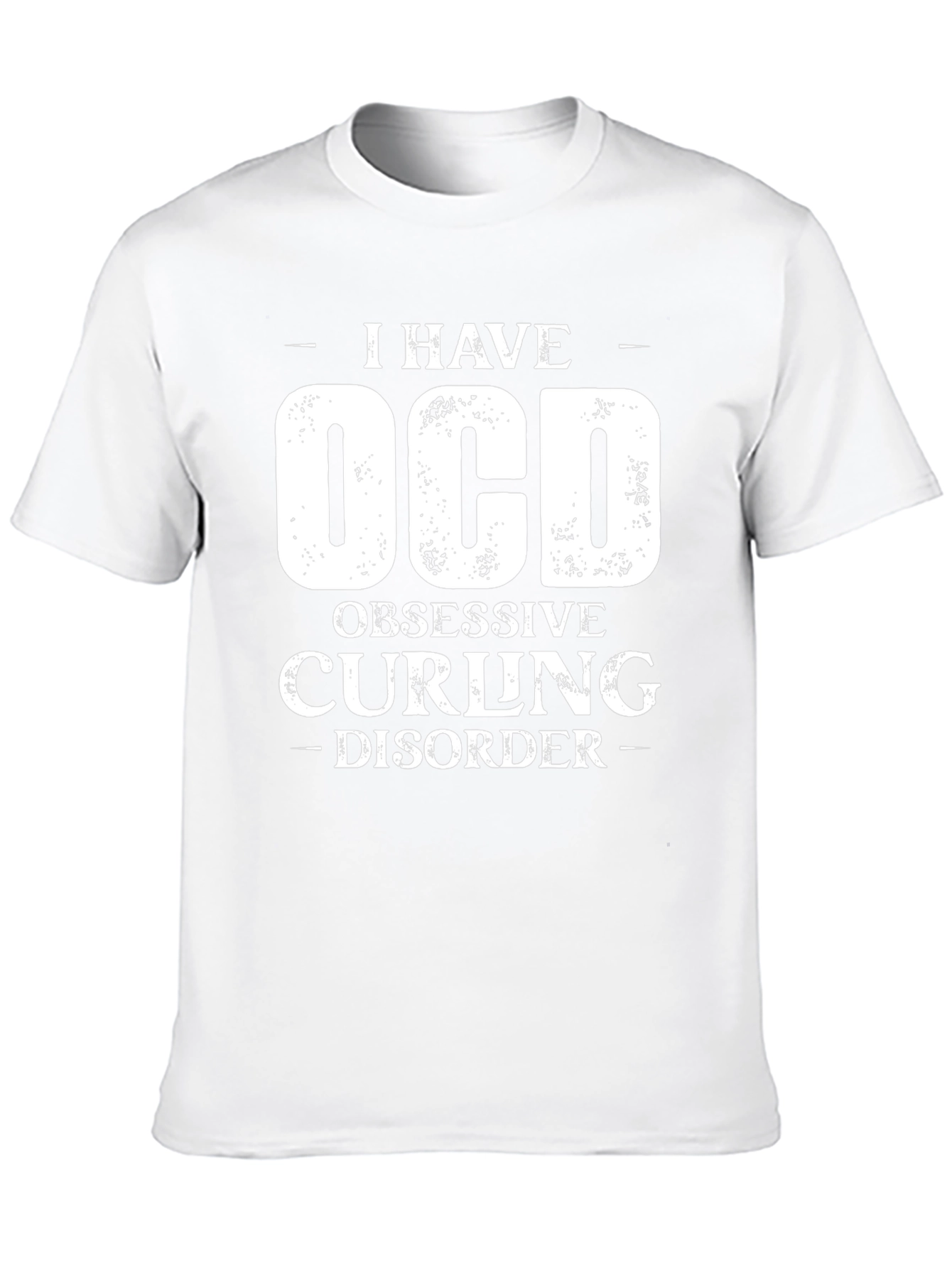 OCD Obsessive Curling Disorder Graphic T-Shirt