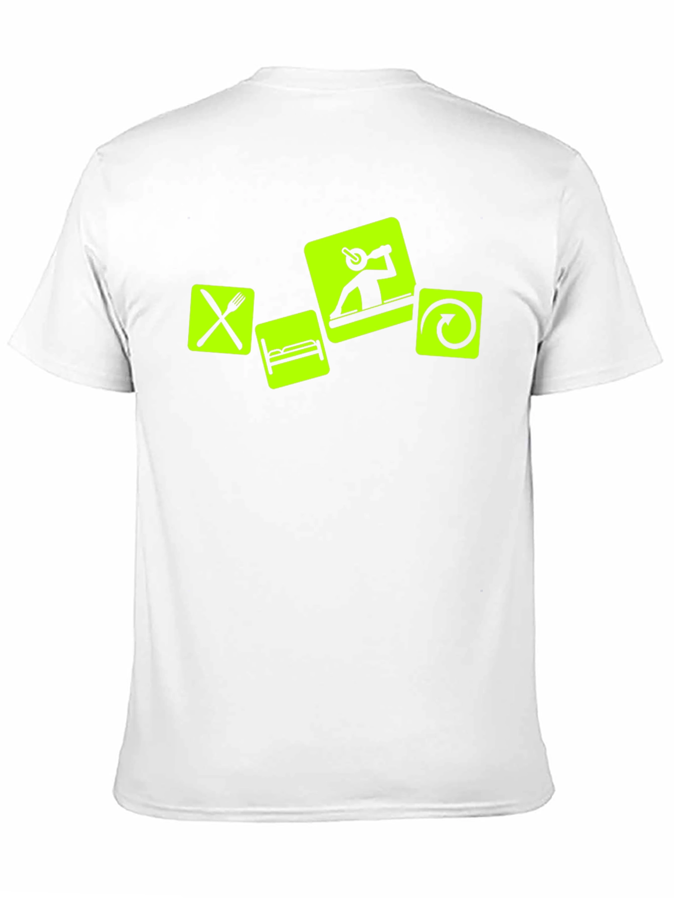 Eat Sleep DJ Repeat - Black Graphic T-Shirt