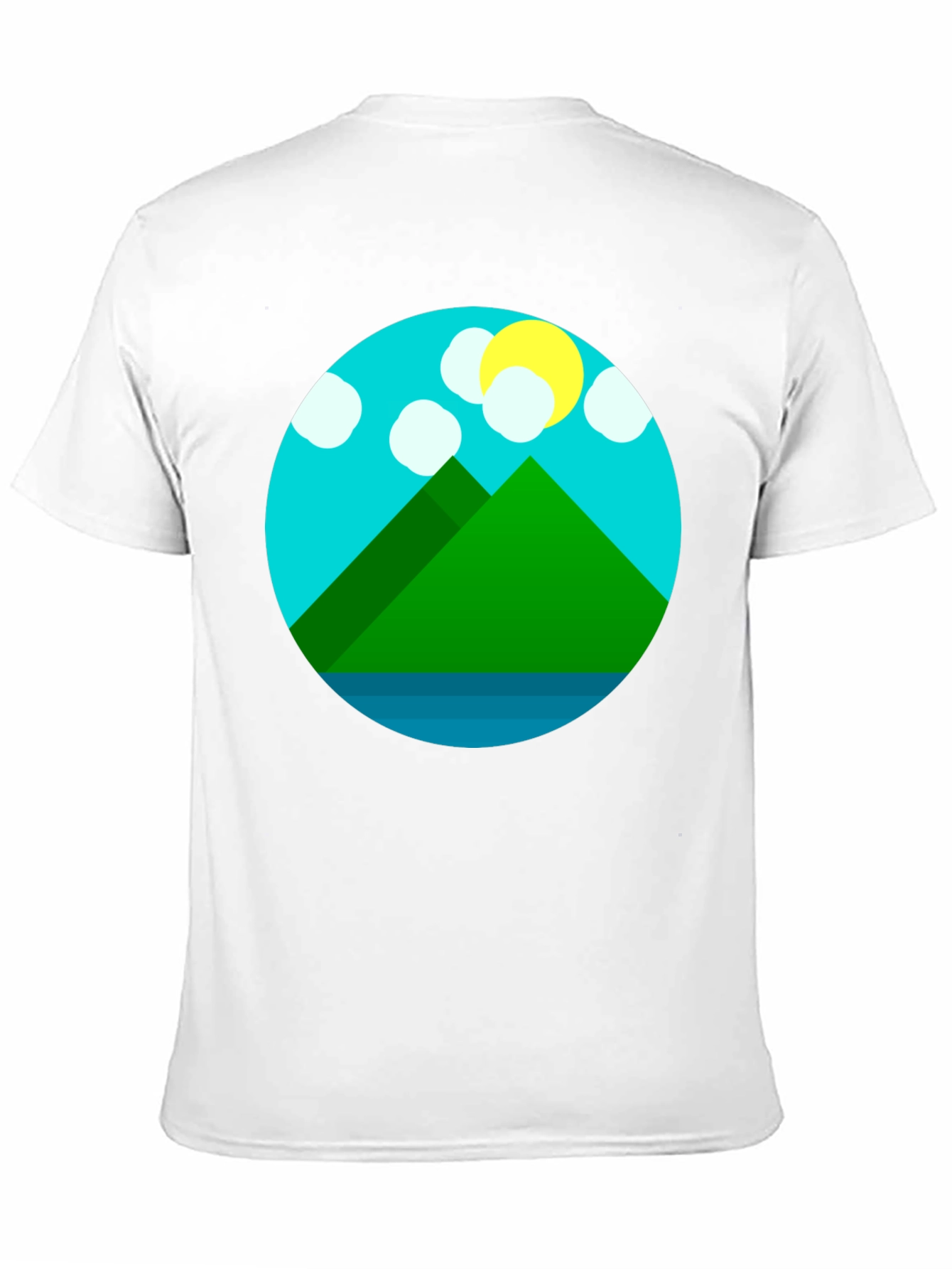 Mountain Graphic Tee - Stylish Unisex Black T-Shirt