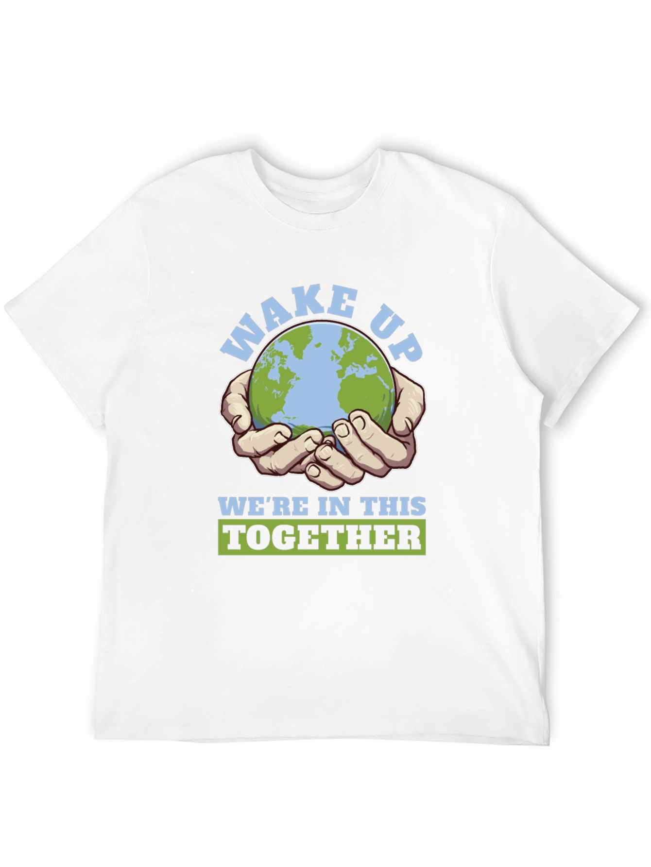 Wake Up Together Earth Graphic T-Shirt