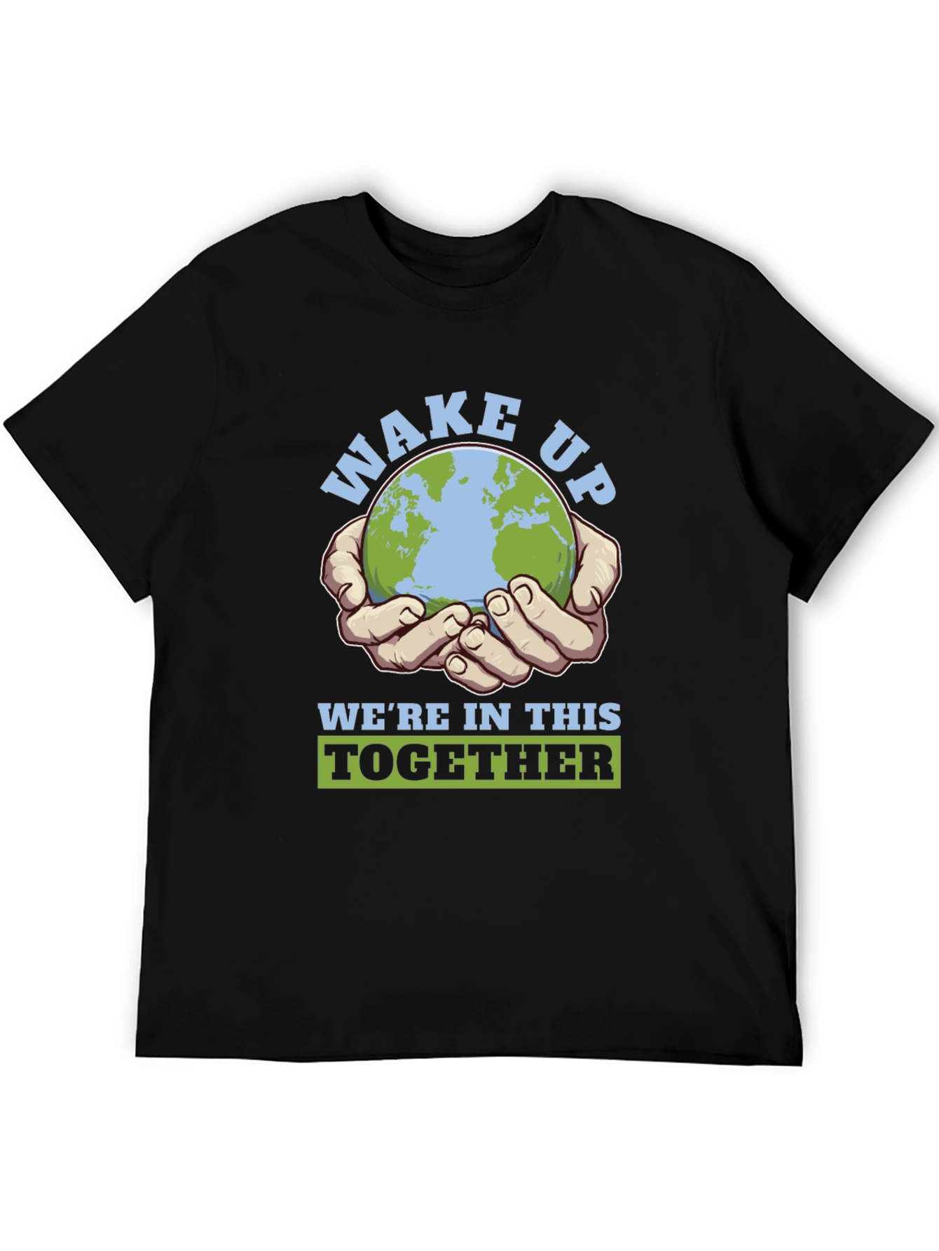 Wake Up Together Earth Graphic T-Shirt