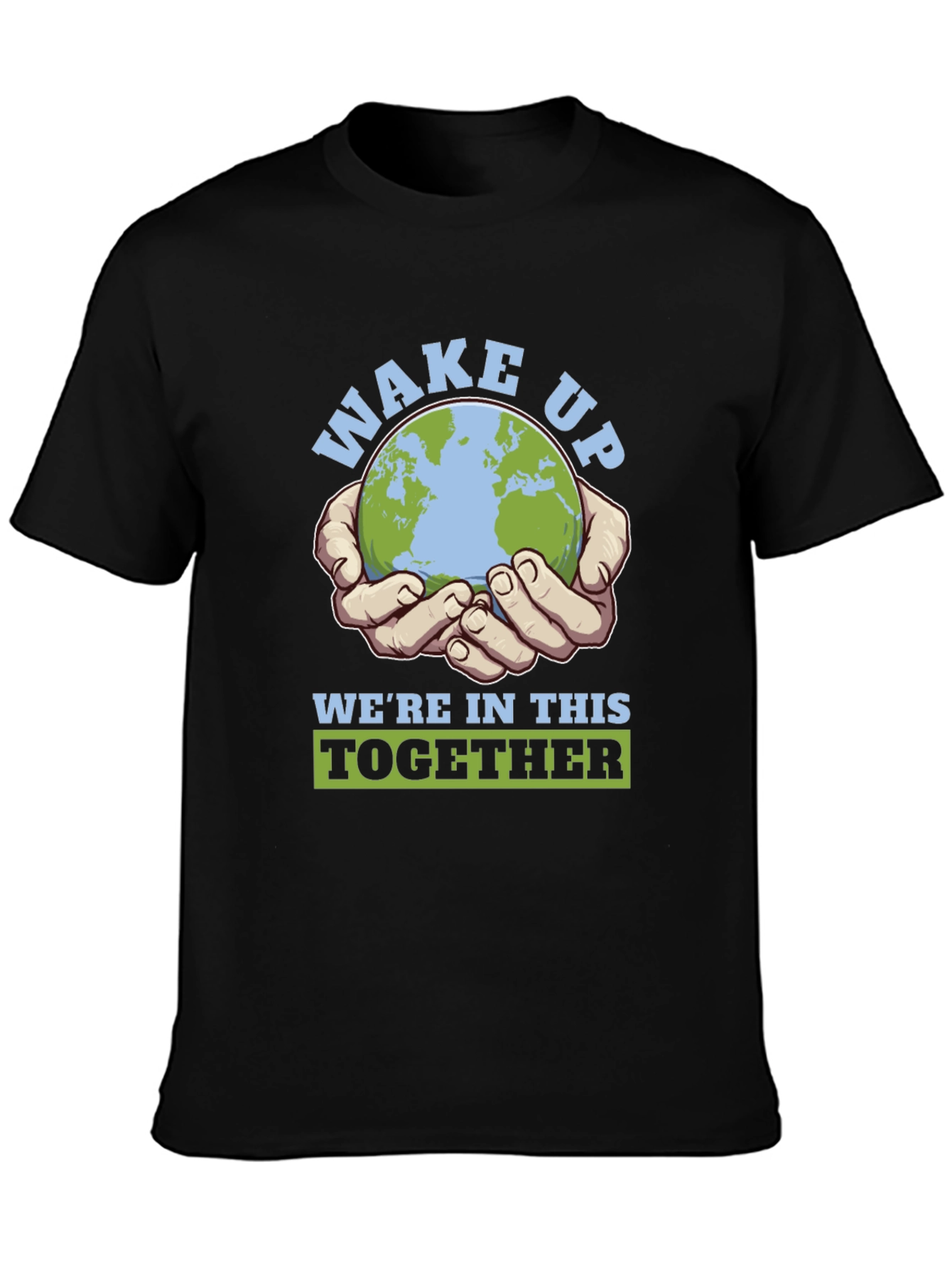 Wake Up Together Earth Graphic T-Shirt
