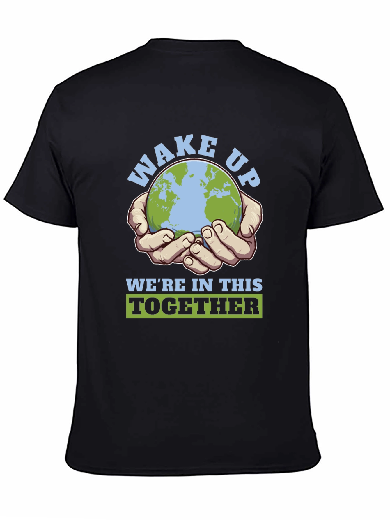 Wake Up Together Earth Graphic T-Shirt