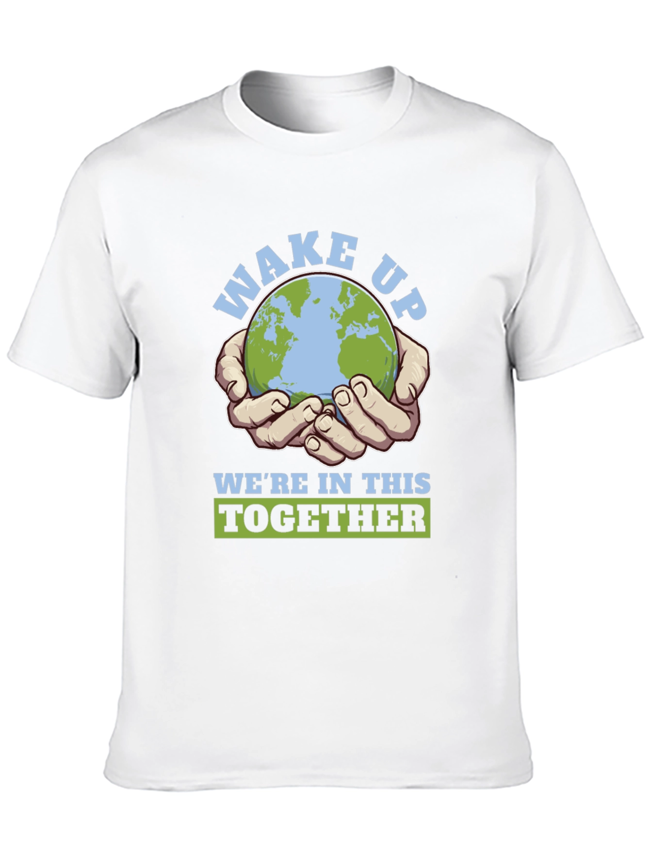 Wake Up Together Earth Graphic T-Shirt