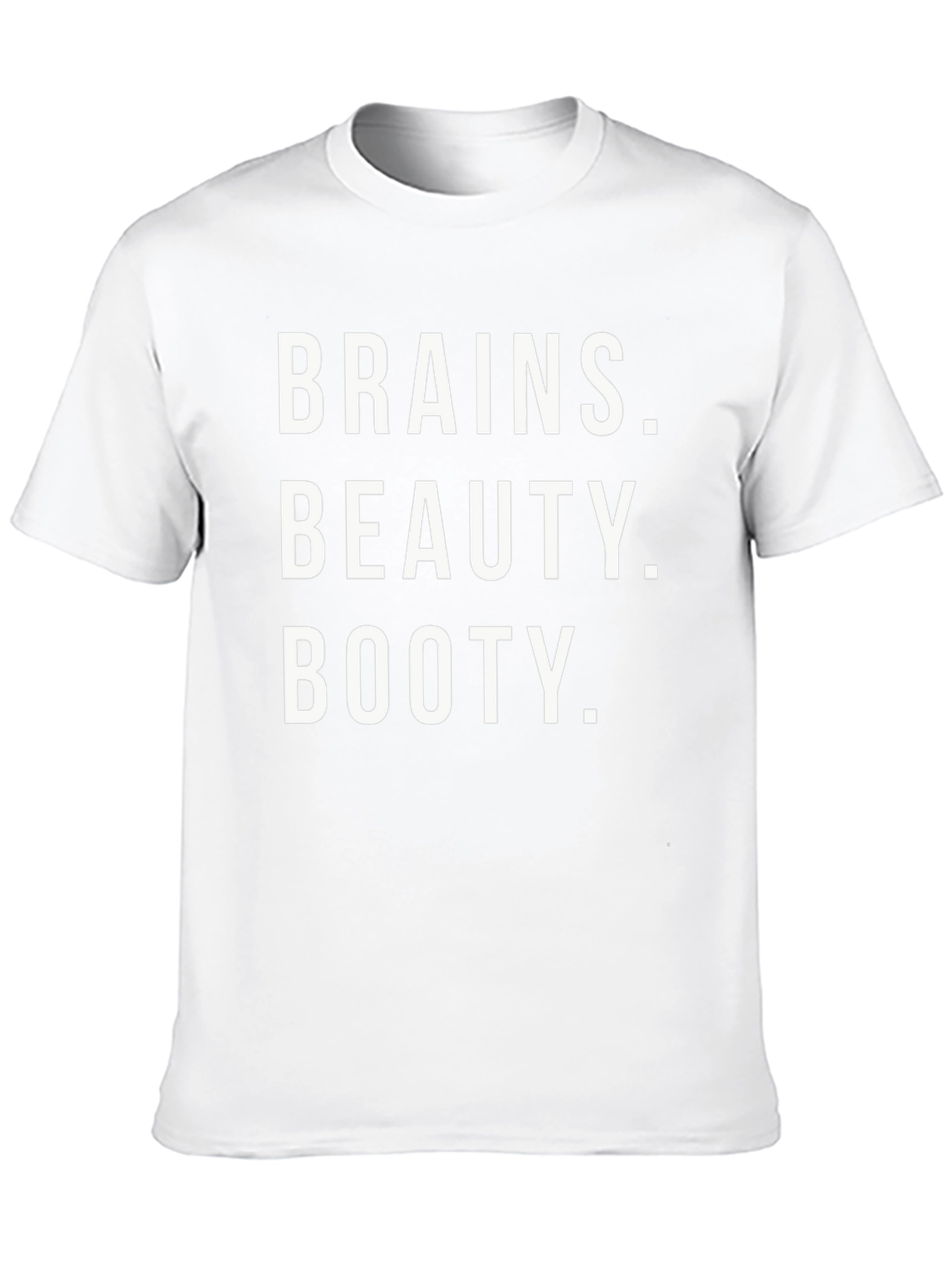 Brains Beauty Booty Graphic Tee