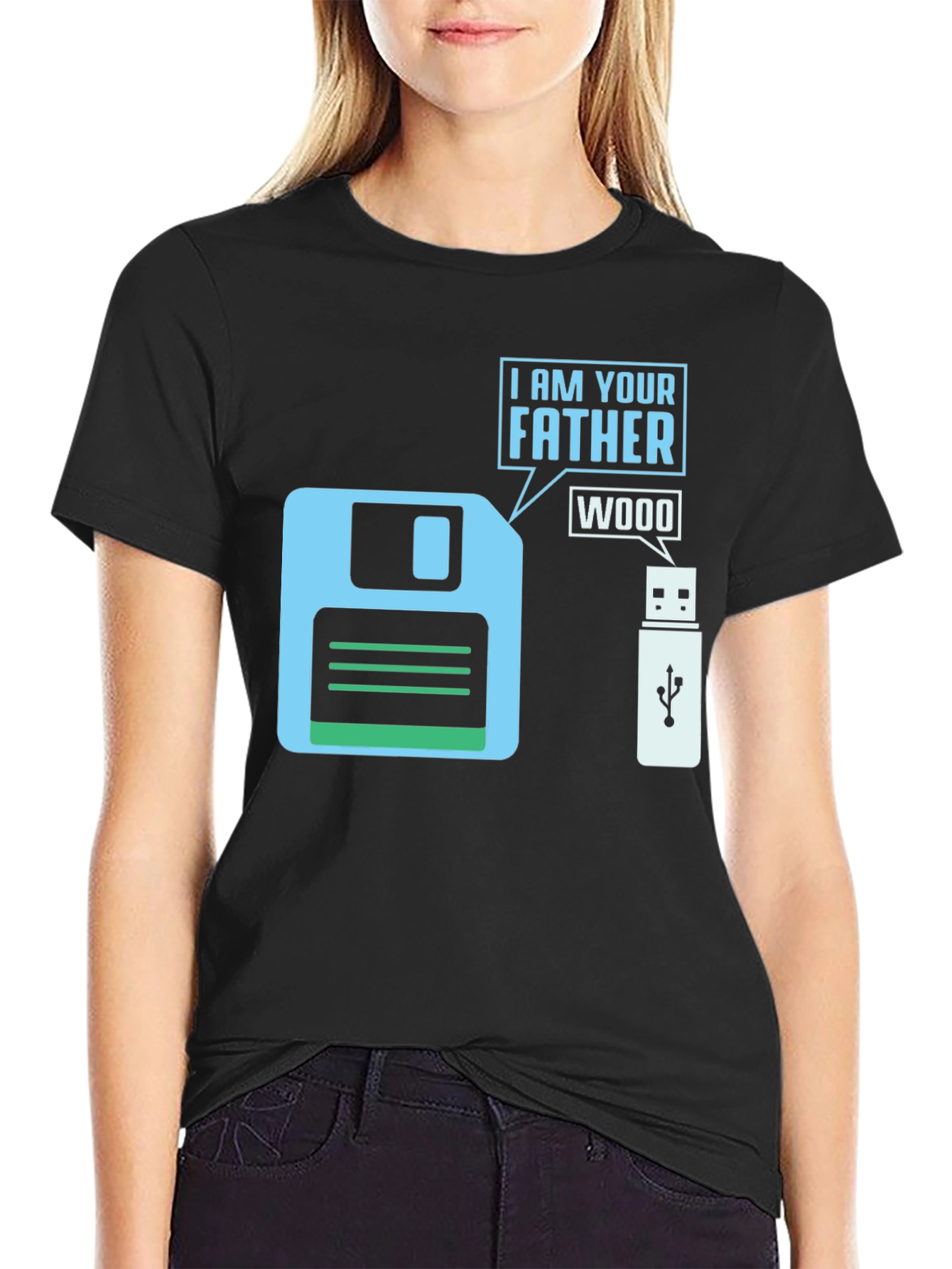 I Am Your Father Floppy Disk T-Shirt