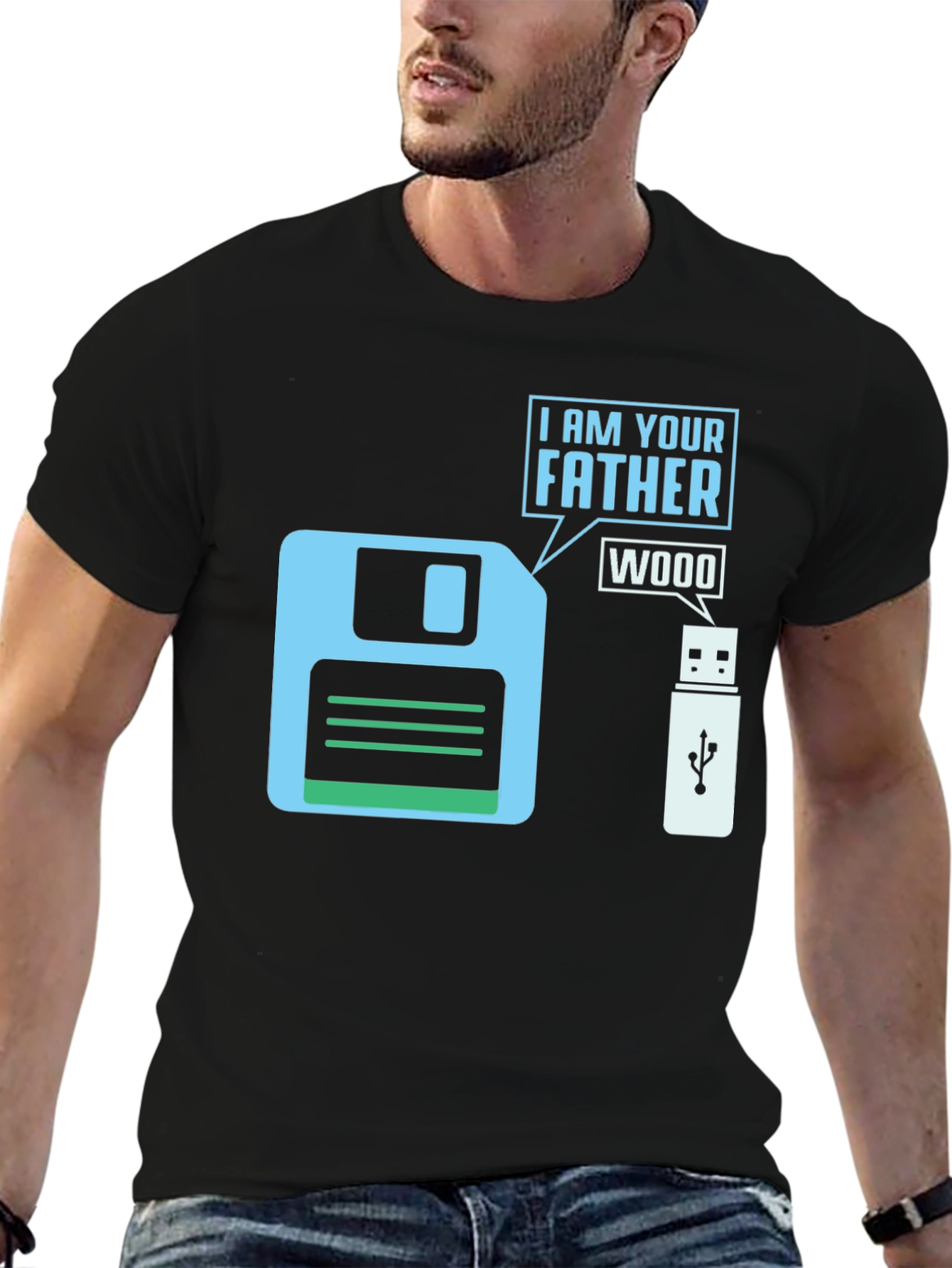 I Am Your Father Floppy Disk T-Shirt