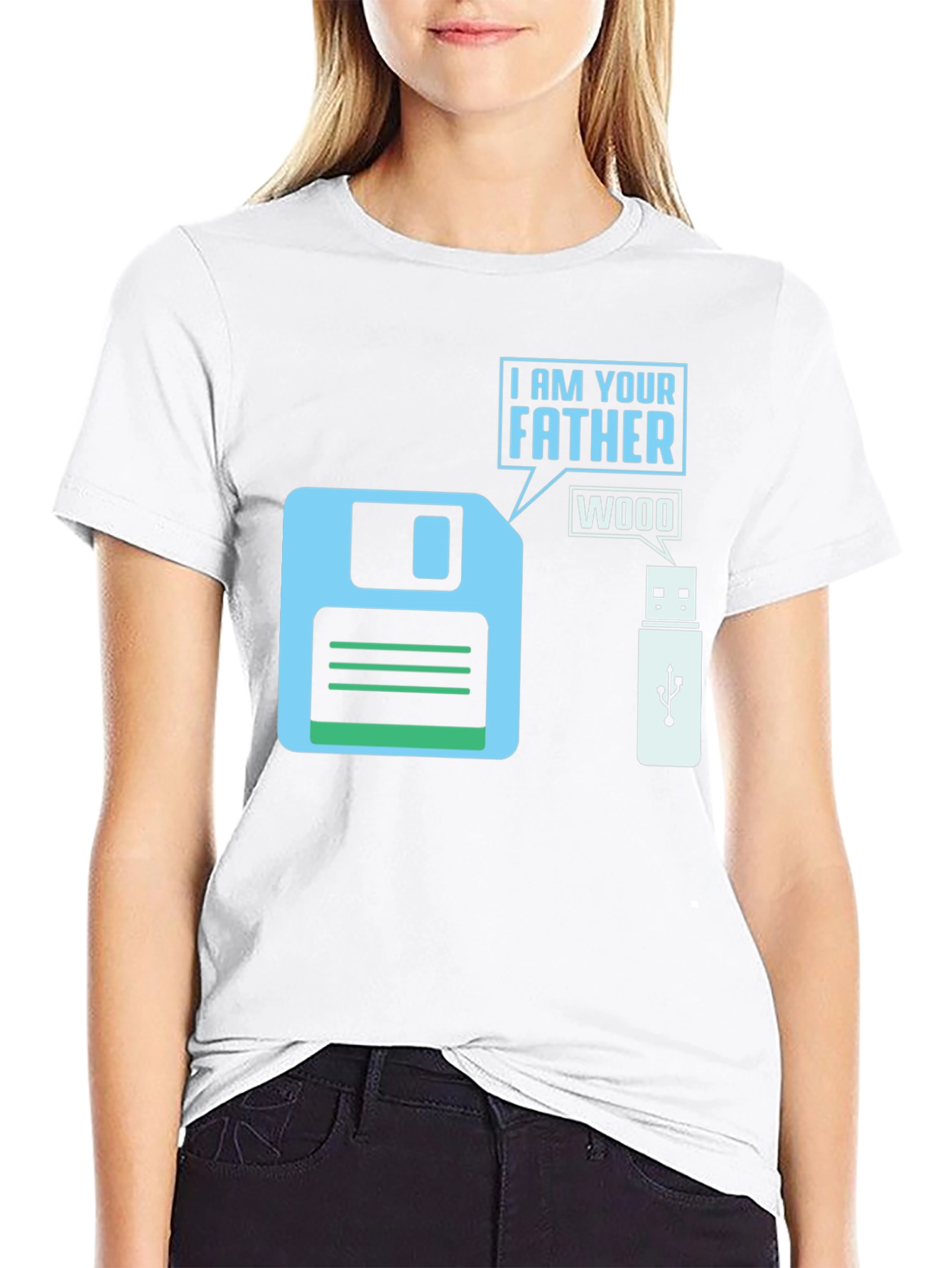 I Am Your Father Floppy Disk T-Shirt