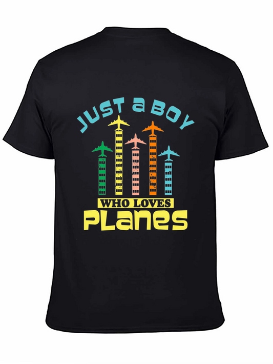 Just A Boy Who Loves Planes T-Shirt
