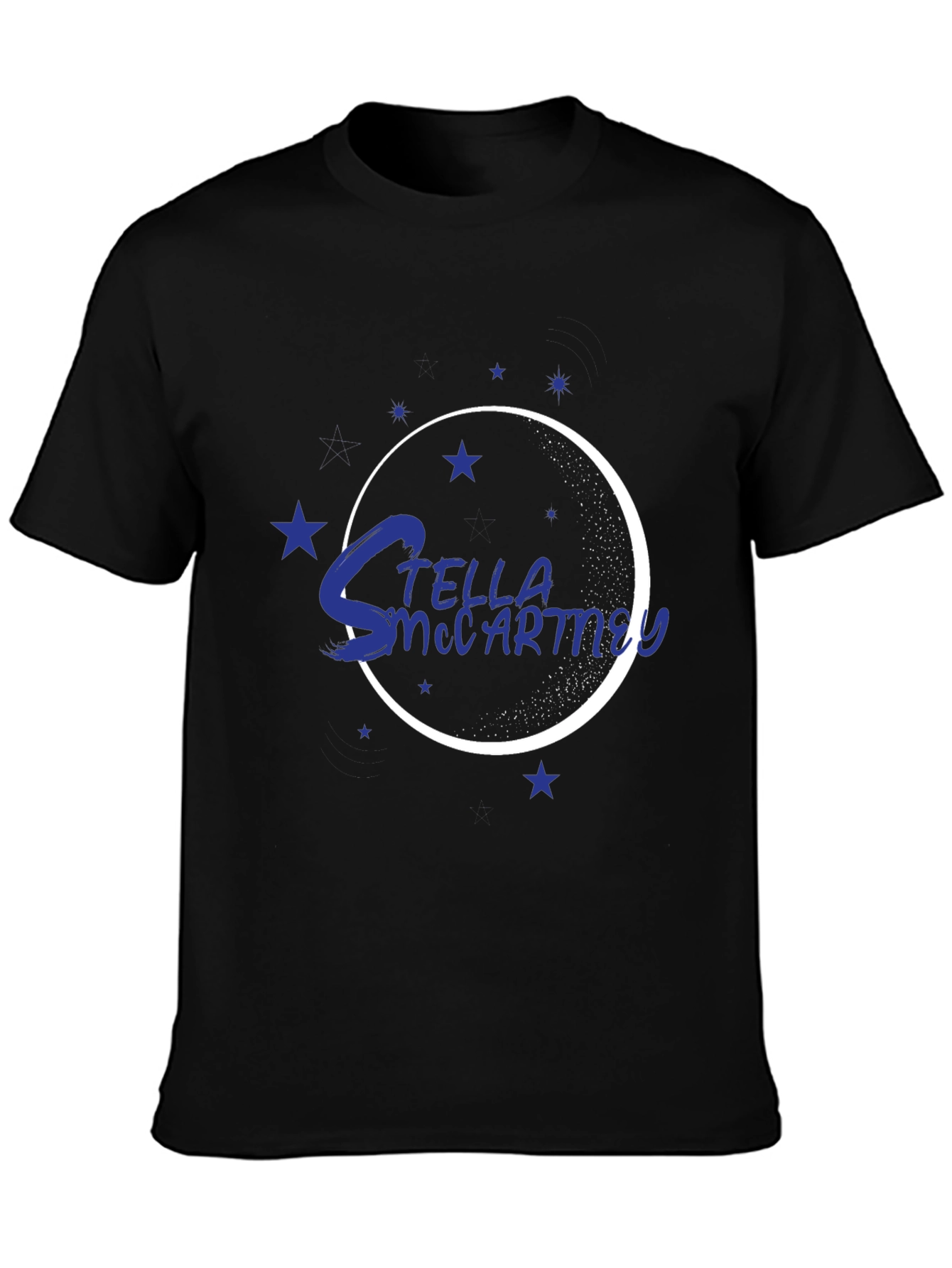 Stella McCartney Graphic Tee - Stylish Black Cotton T-Shirt