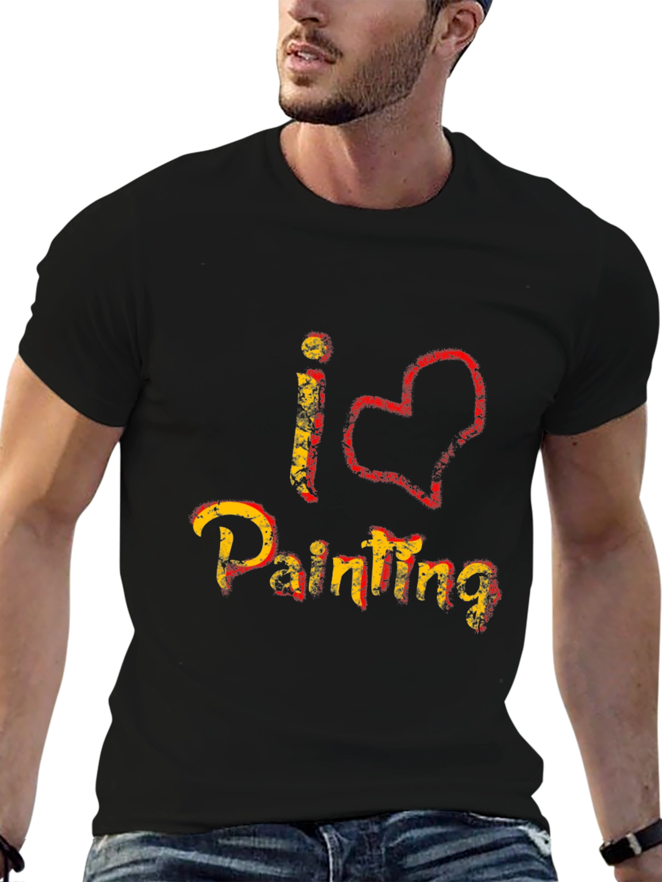 I Love Painting Graphic T-Shirt
