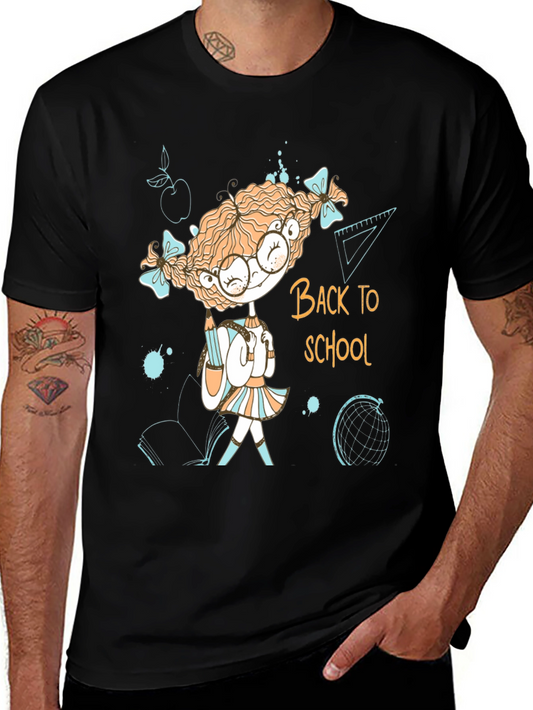 Back to School Graphic Tee for Men