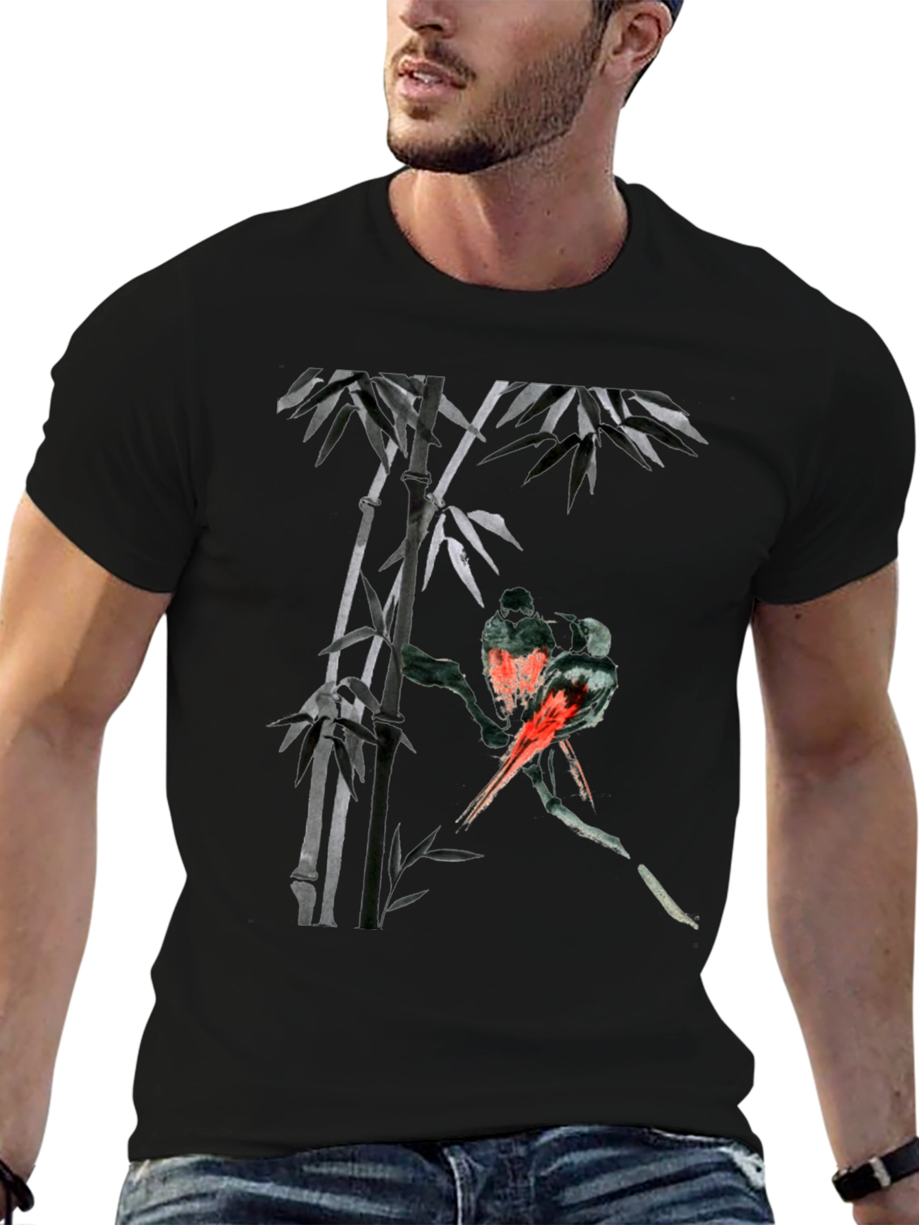 Bamboo Bird Graphic Tee