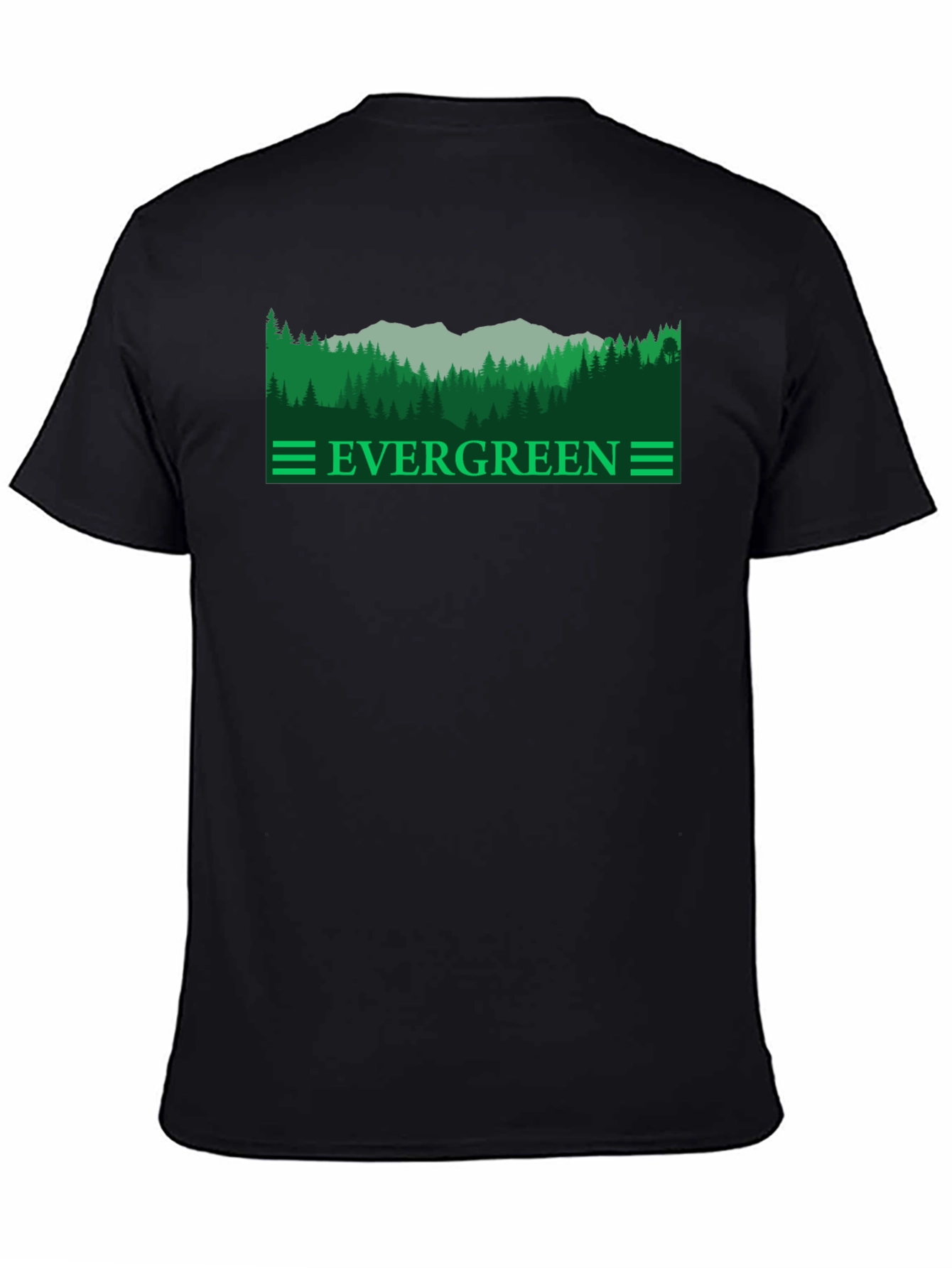 Evergreen Forest Graphic Tee - Nature Inspired