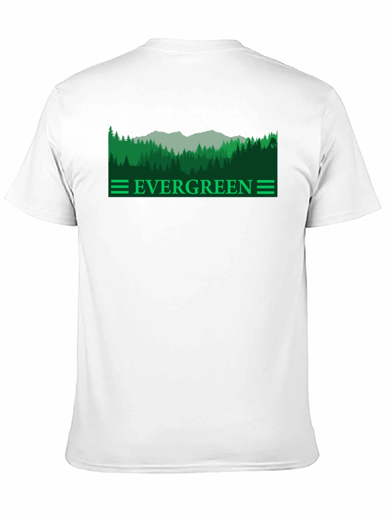 Evergreen Forest Graphic Tee - Nature Inspired