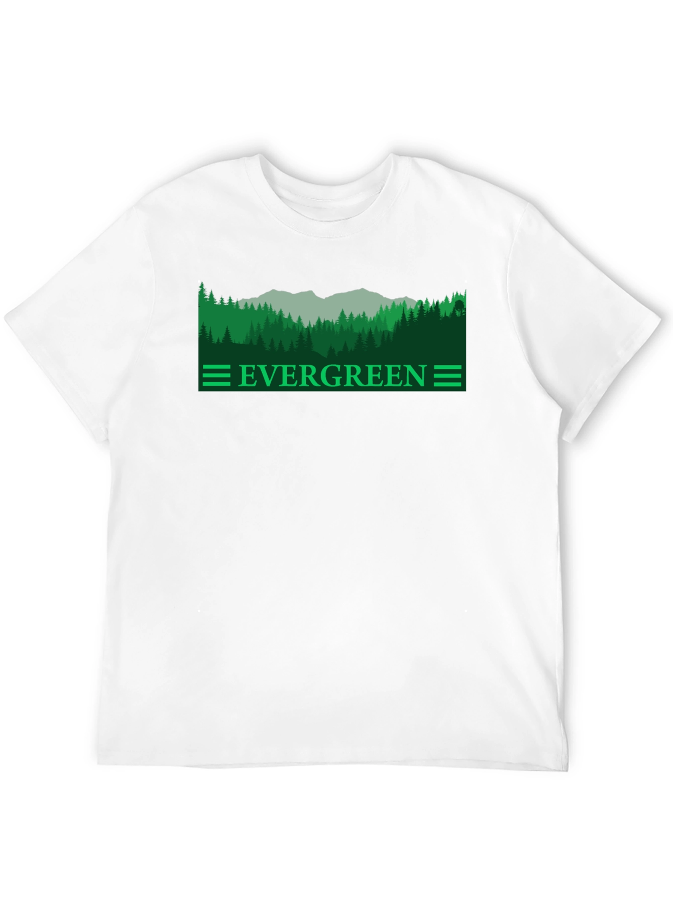 Evergreen Forest Graphic Tee - Nature Inspired