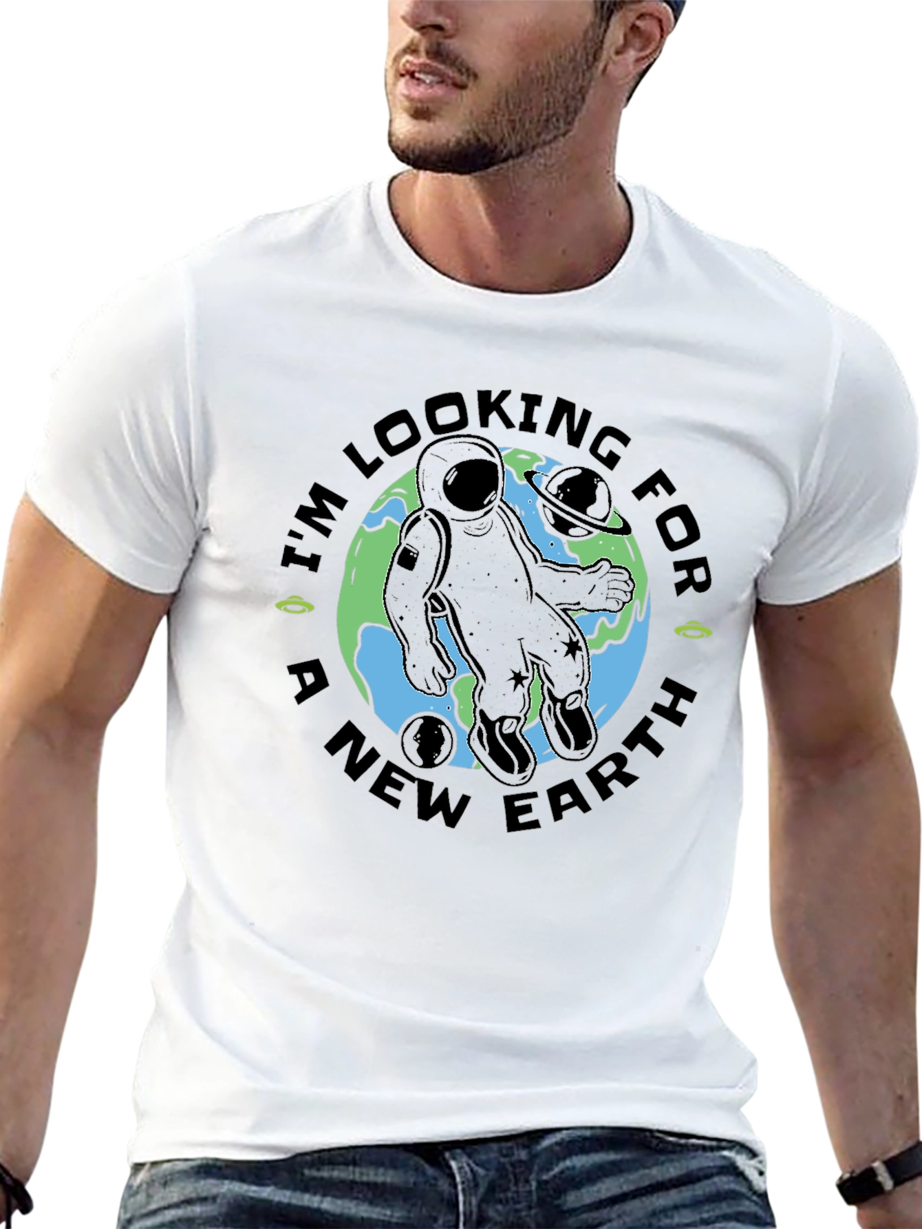 New Earth Seeker T-Shirt - Premium Quality Cotton