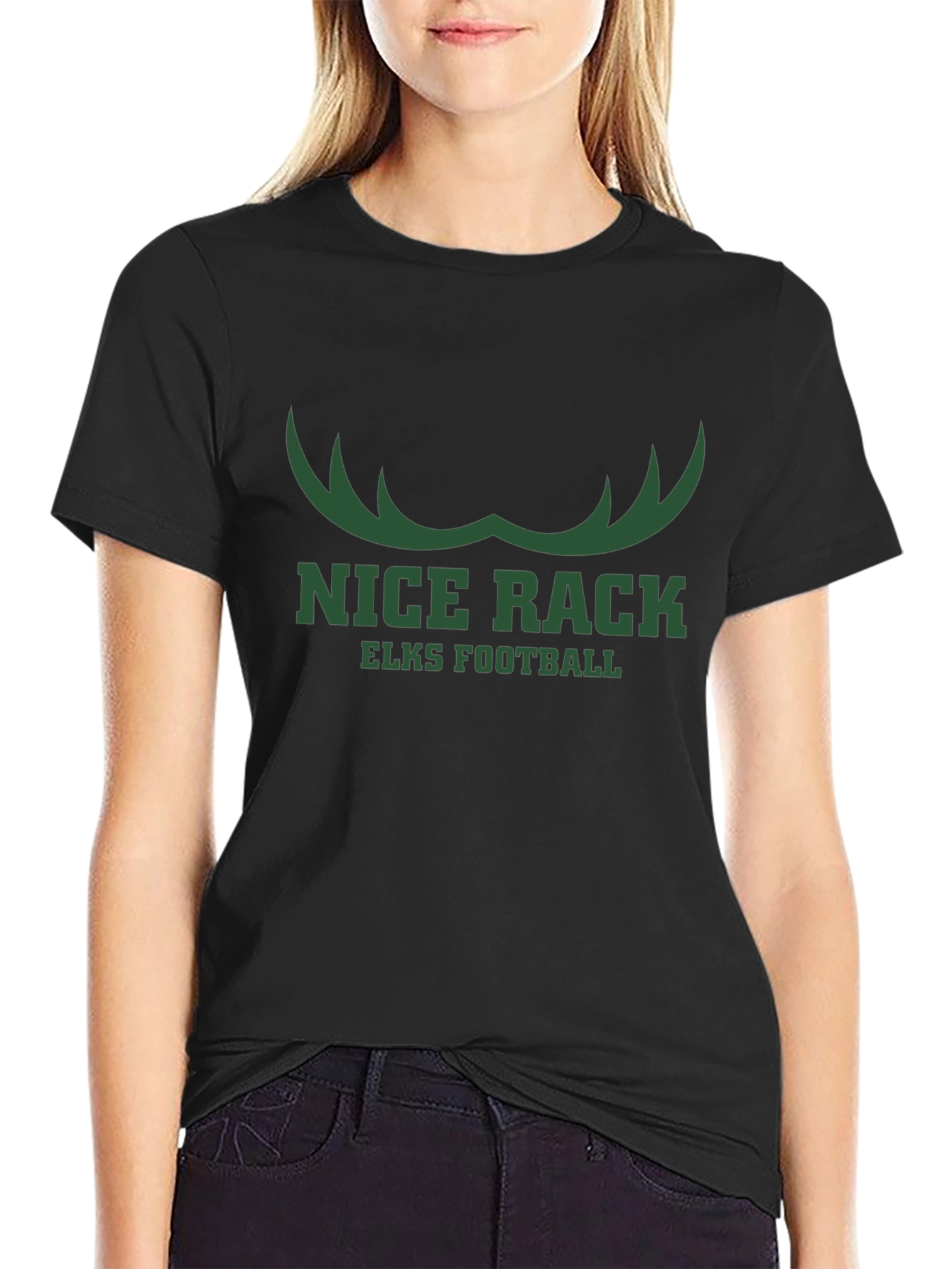 Nice Rack Elks Football T-Shirt
