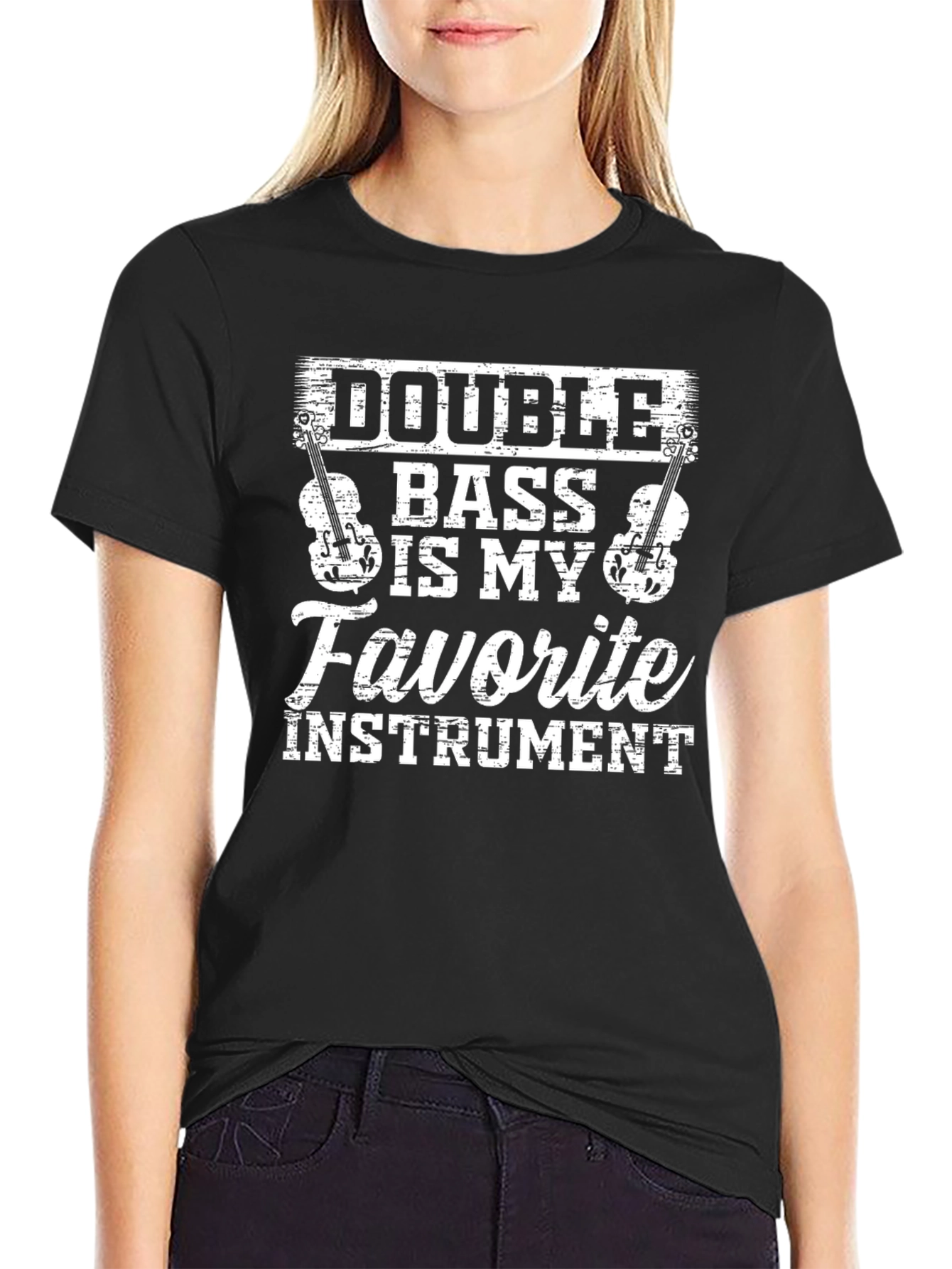 Double Bass is My Favorite Instrument T-Shirt