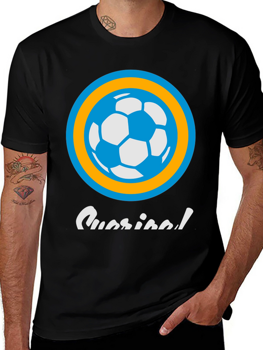 Soccer Ball Graphic Tee - Casual Style