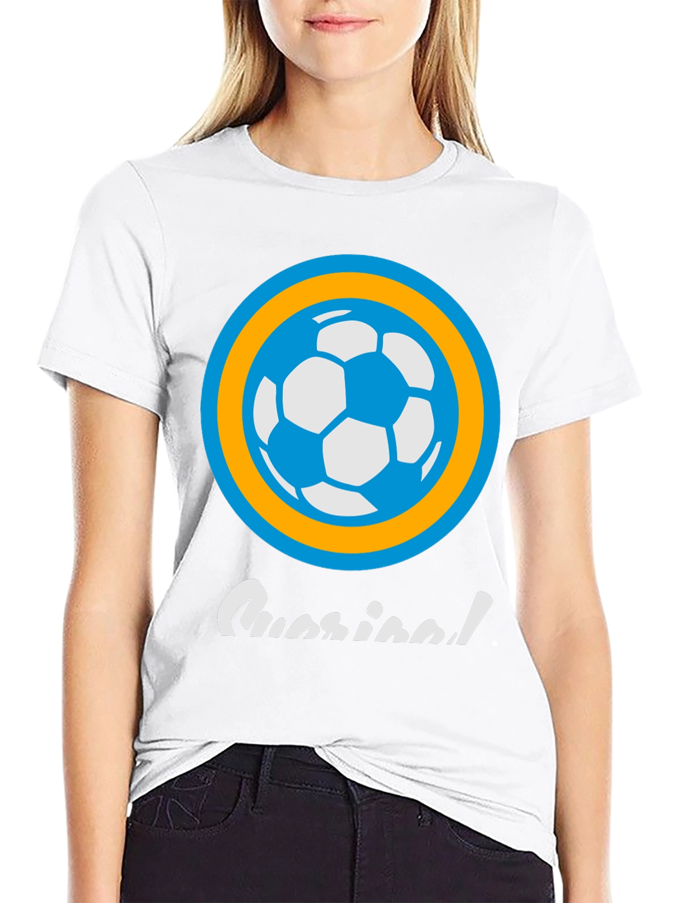 Soccer Ball Graphic Tee - Casual Style