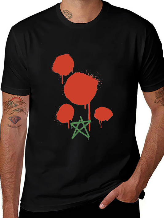 Spray Paint Graphic T-Shirt
