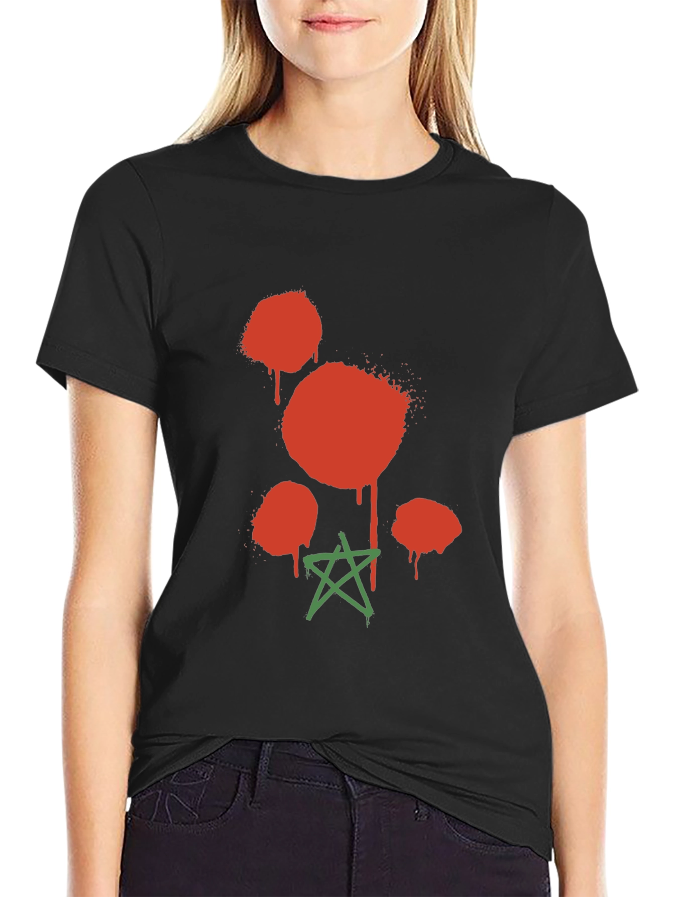 Spray Paint Graphic T-Shirt