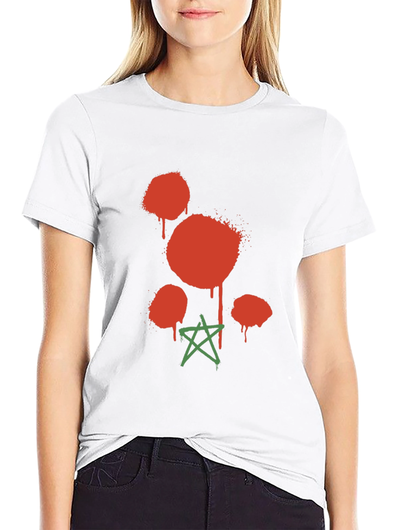 Spray Paint Graphic T-Shirt