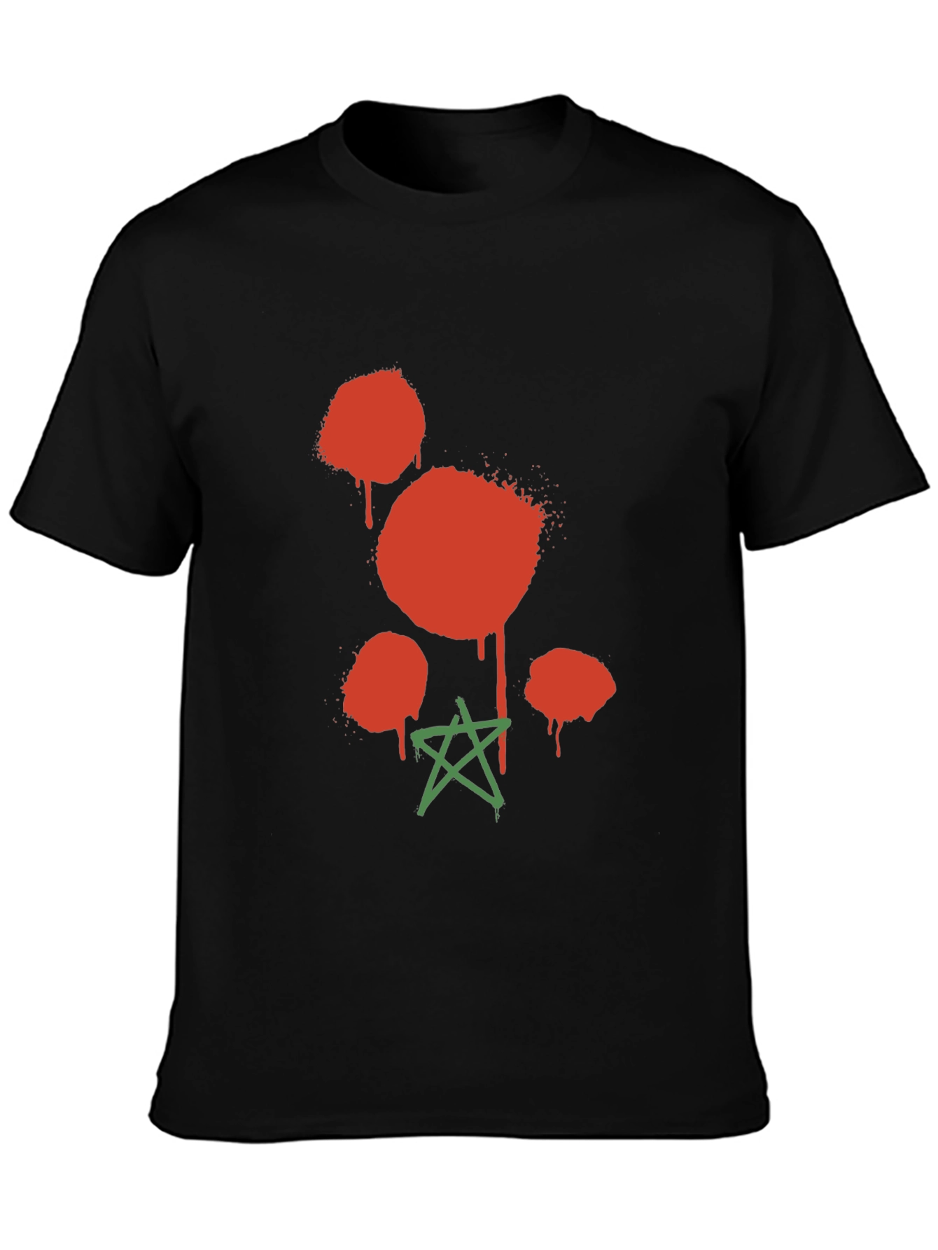 Spray Paint Graphic T-Shirt