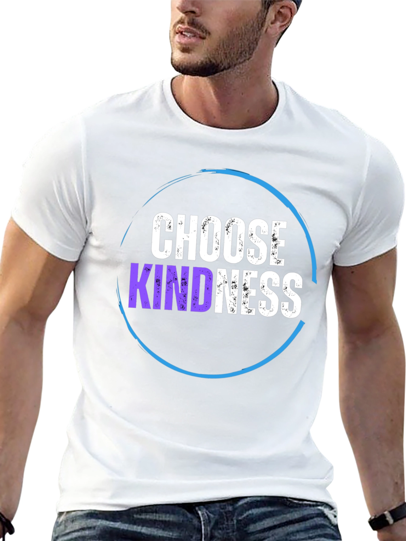 Choose Kindness Black Graphic T-Shirt