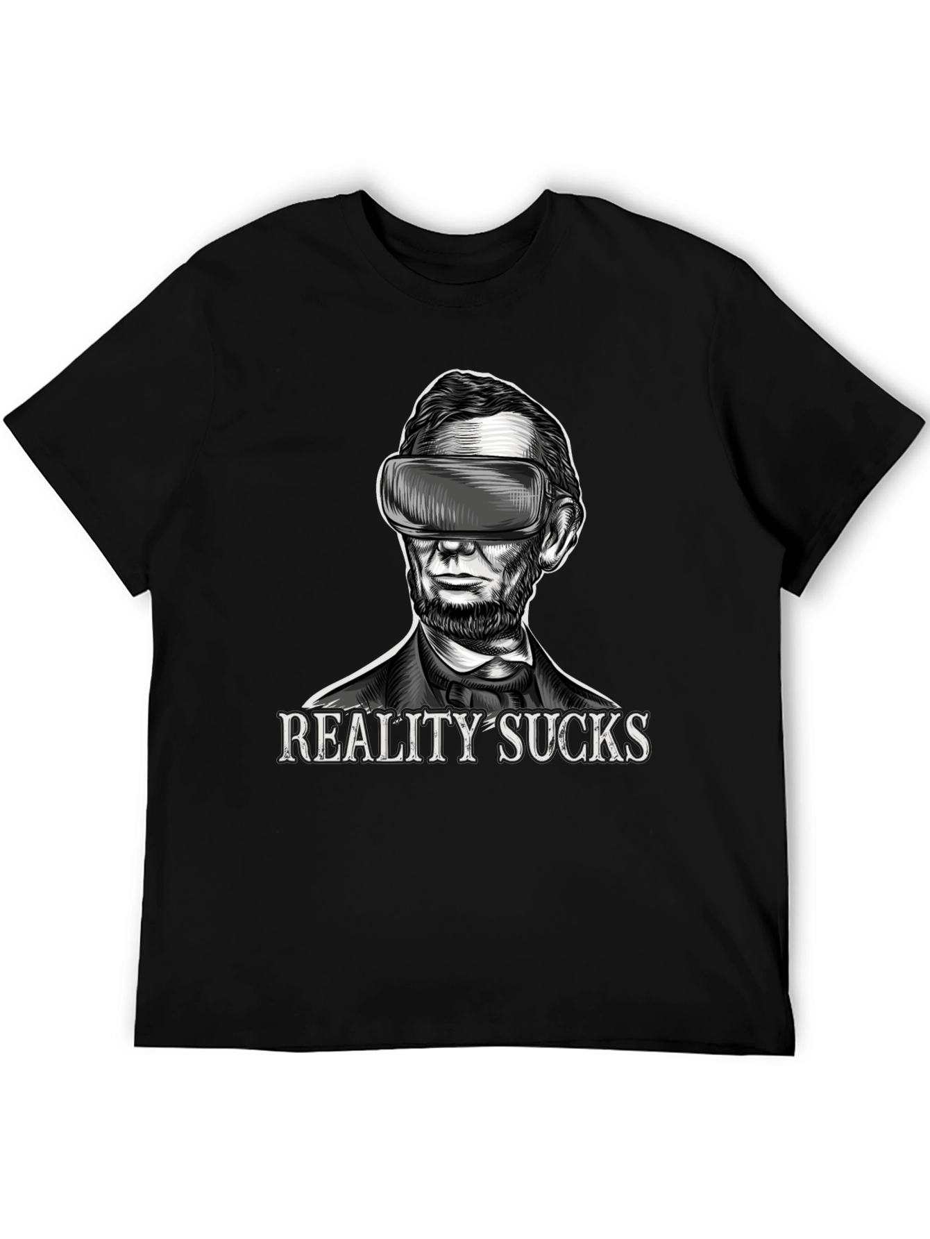 Reality Sucks VR Abraham Lincoln T-Shirt