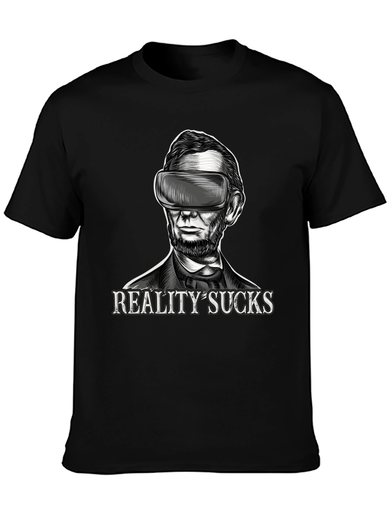 Reality Sucks VR Abraham Lincoln T-Shirt