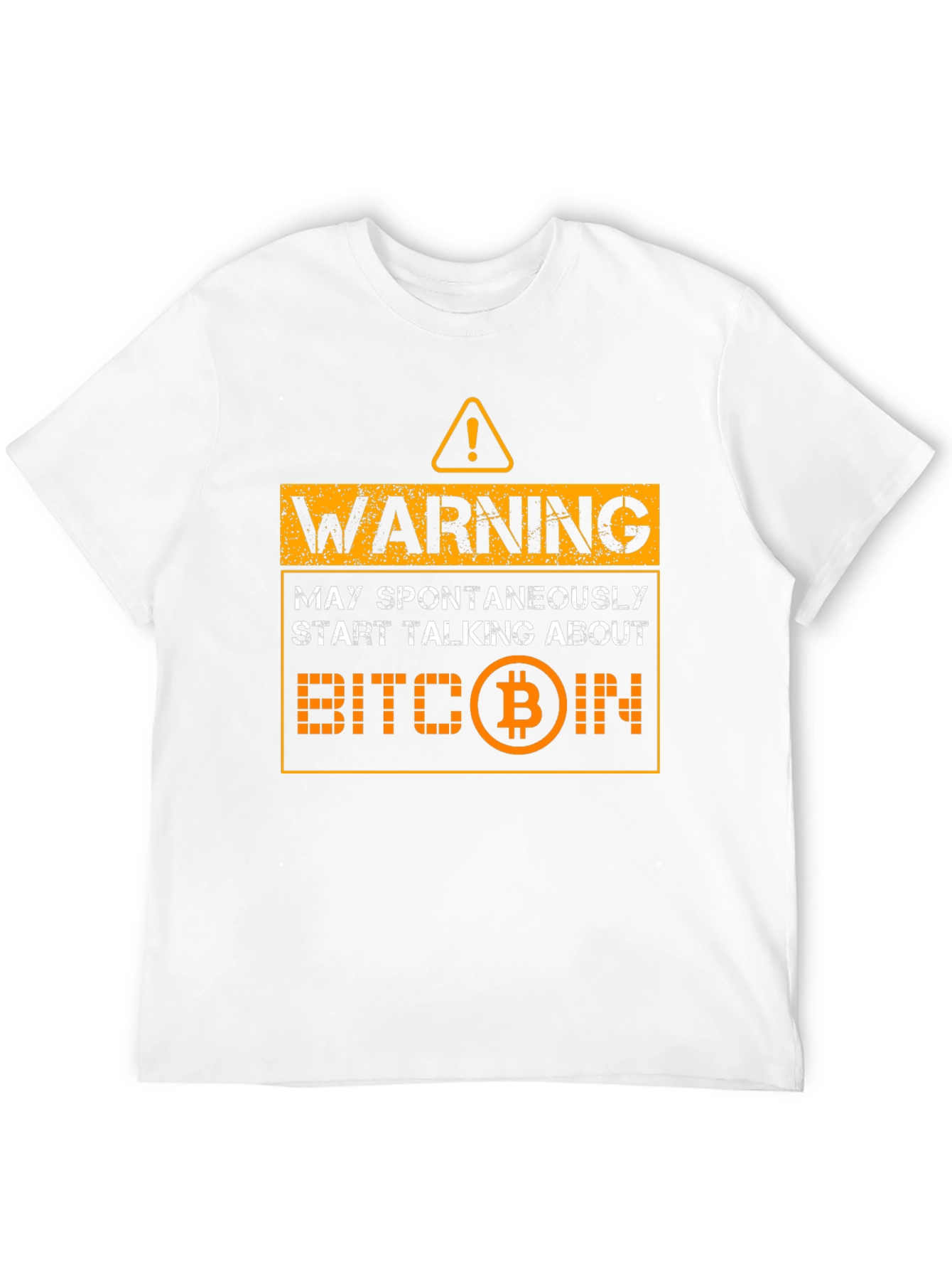 Warning Bitcoin T-Shirt