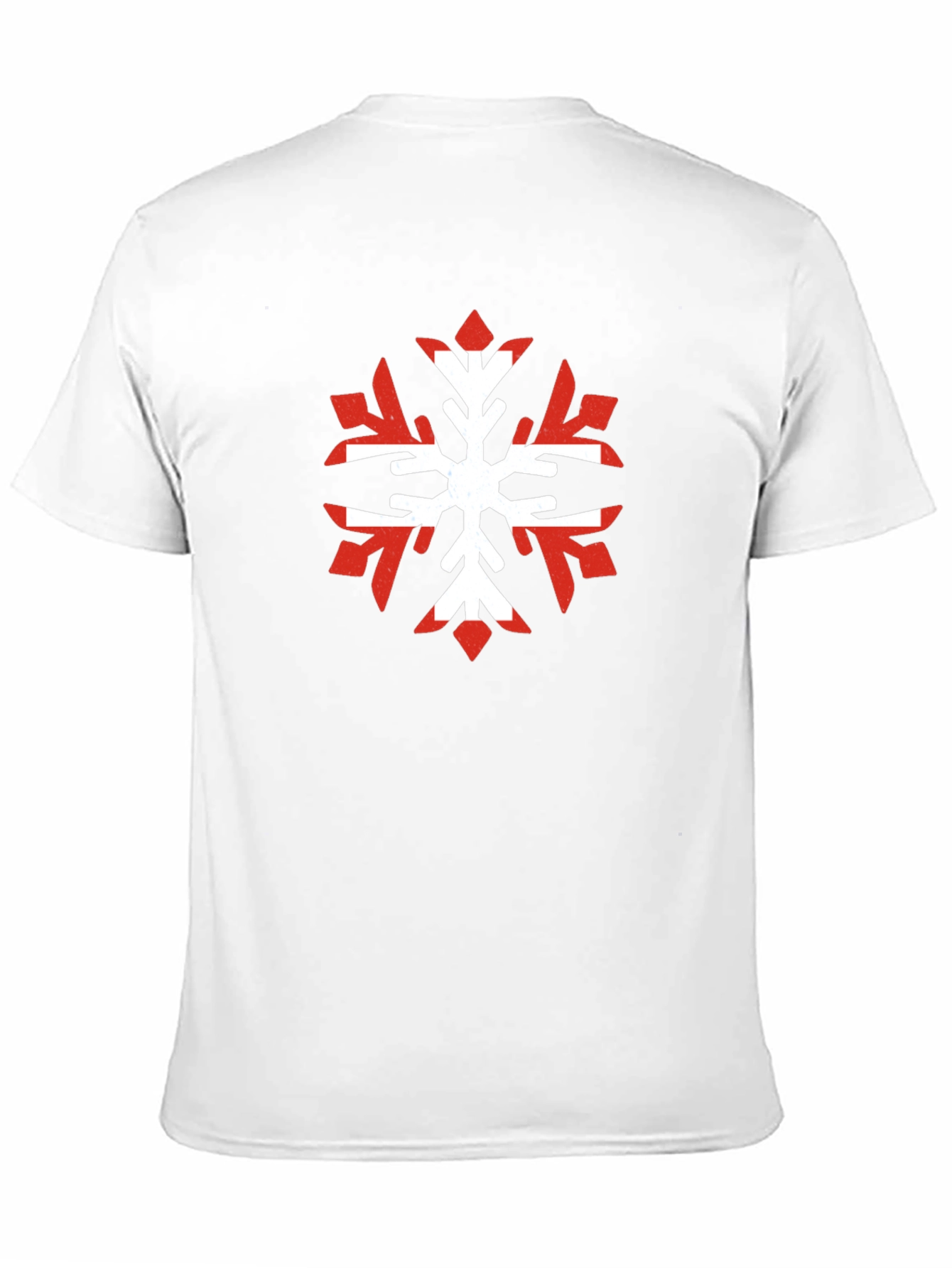 Nordic Snowflake Graphic Tee - Cool Winter Shirt