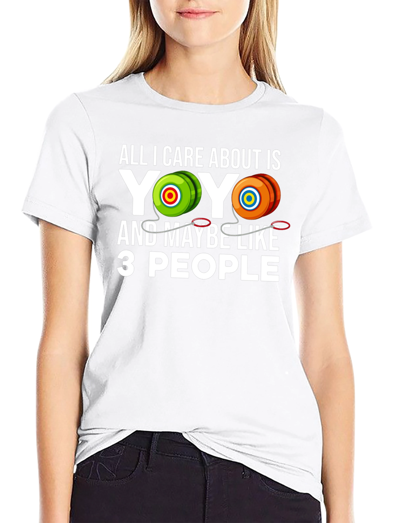 Yo-Yo Lover T-Shirt: All I Care About Is Yo-Yo!