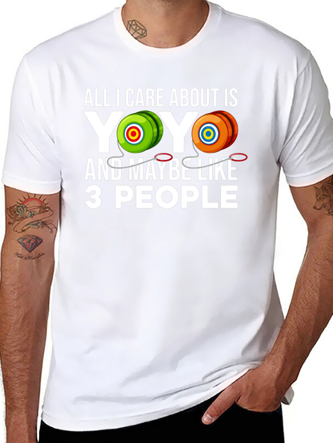 Yo-Yo Lover T-Shirt: All I Care About Is Yo-Yo!