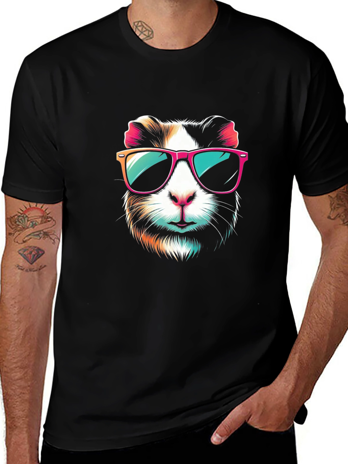 Cool Guinea Pig Graphic Tee