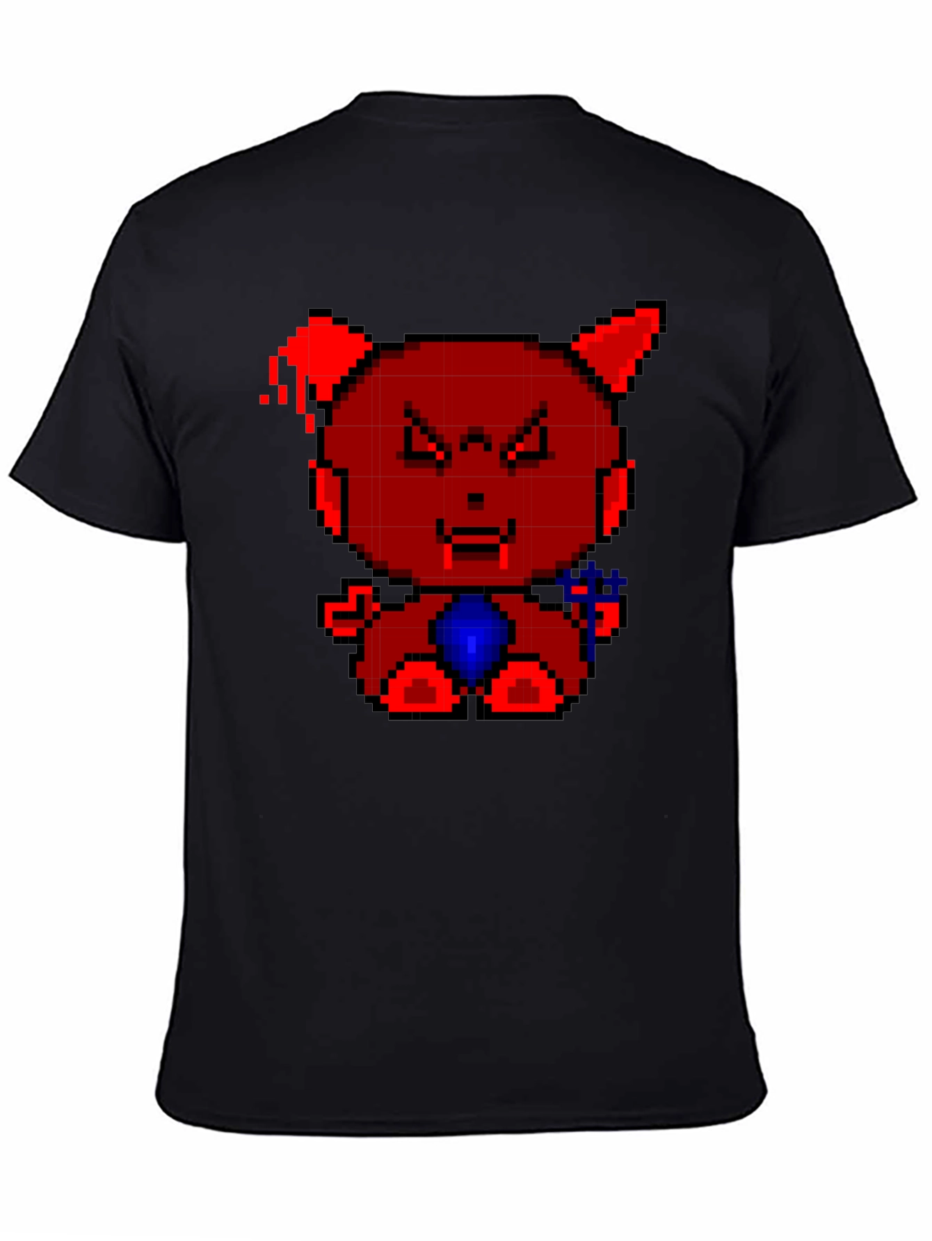 Pixel Devil Bear Graphic Tee