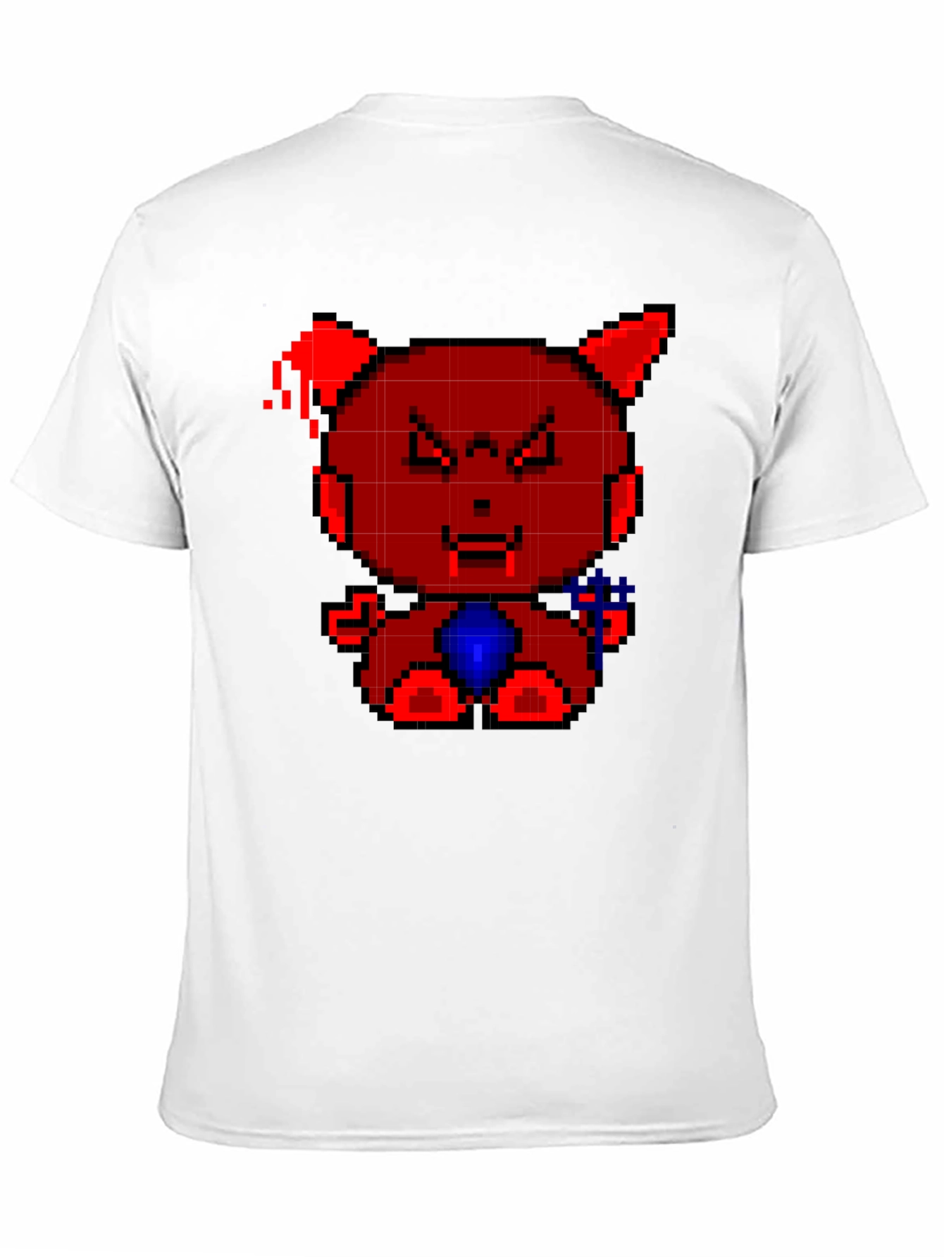Pixel Devil Bear Graphic Tee