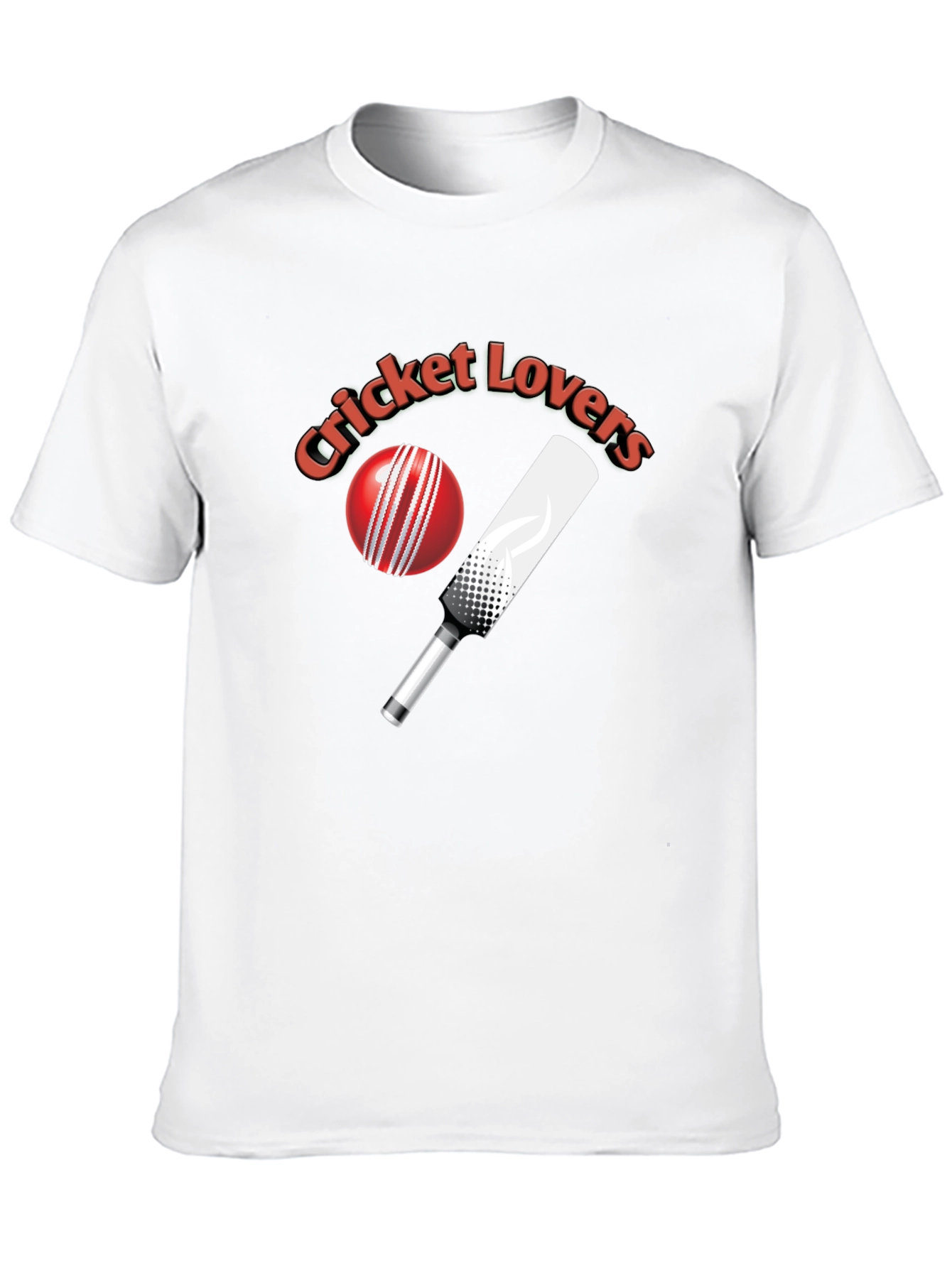 Cricket Lovers Black T-Shirt